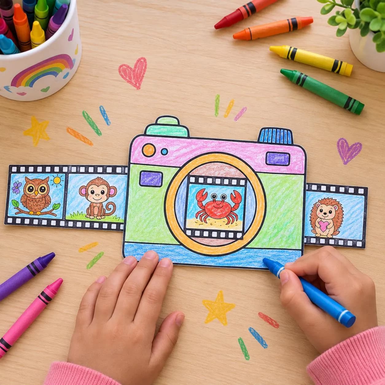 Allah Al-Khaliq Camera Craft, Islamic Homeschool Activity (PDF Download) - image 2