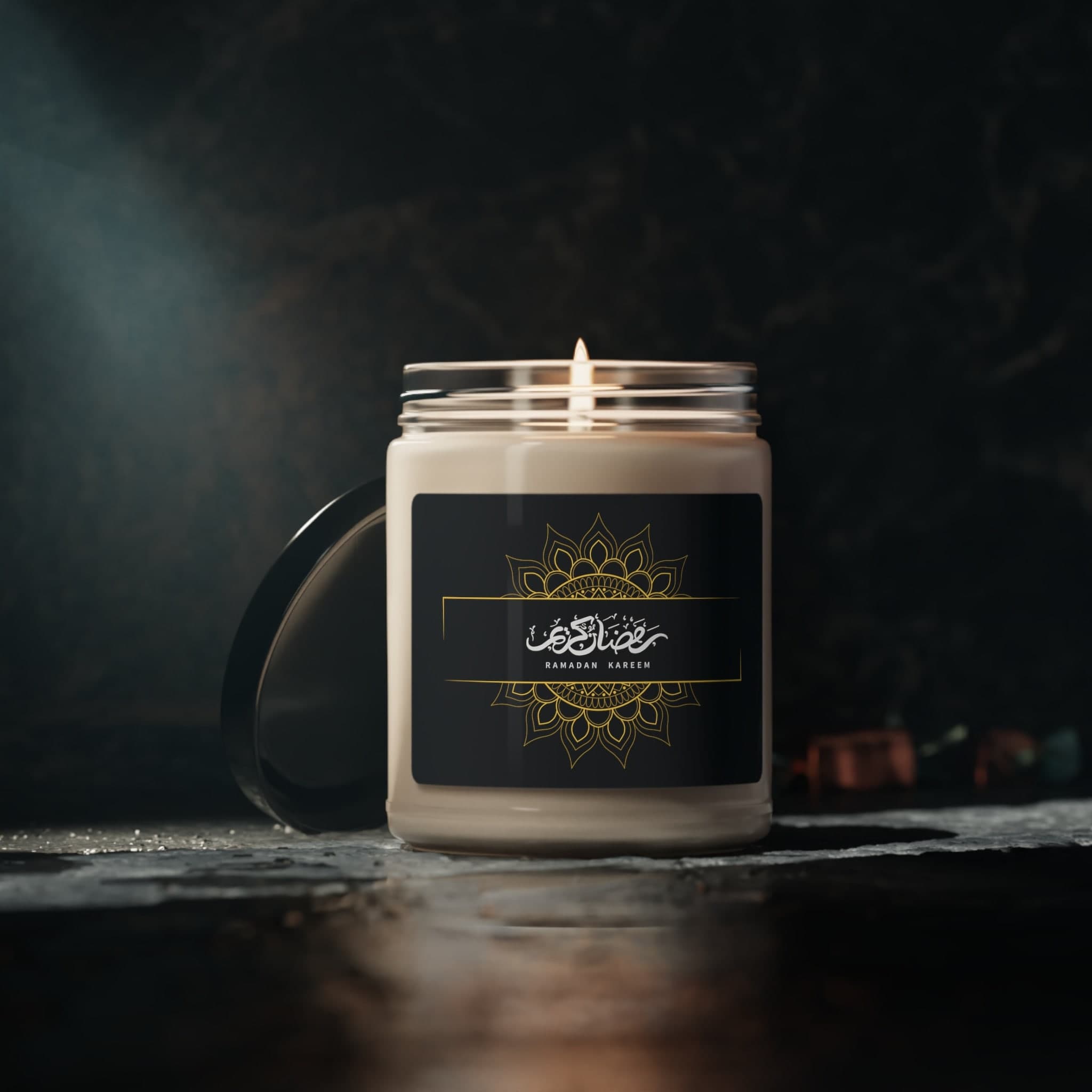 Ramadan Kareem Soy Candle: 9oz Scented Gift