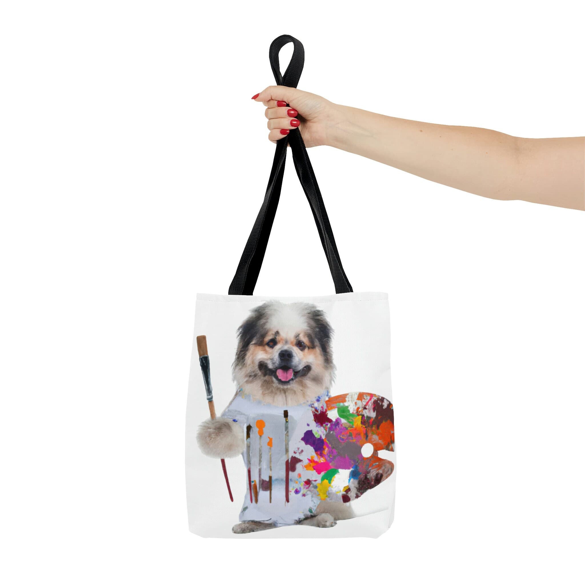 Personalized Mum Tote Bag: All-Over-Print Polyester Mama Bag