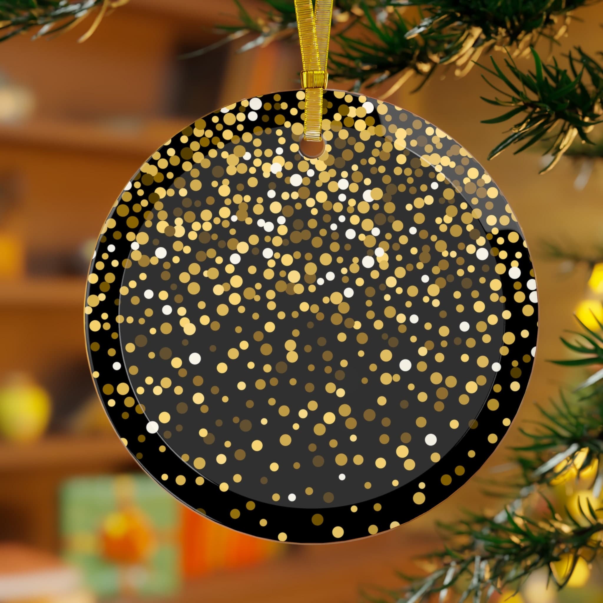 Personalized Family Christmas Ornament: Glass Tree Decor - image 5