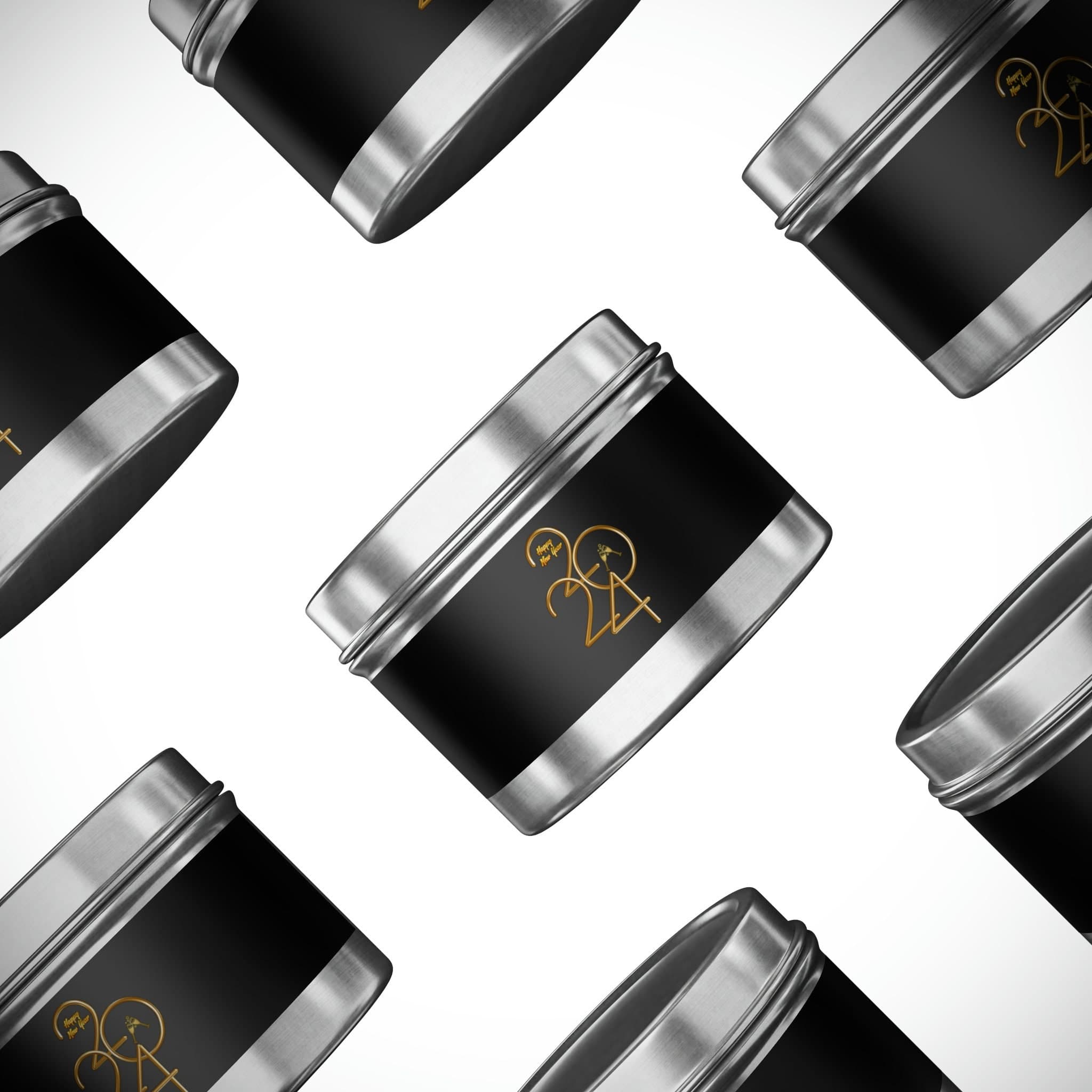 Hand-Poured Coconut Soy Tin Candle: Aromatherapy Scents