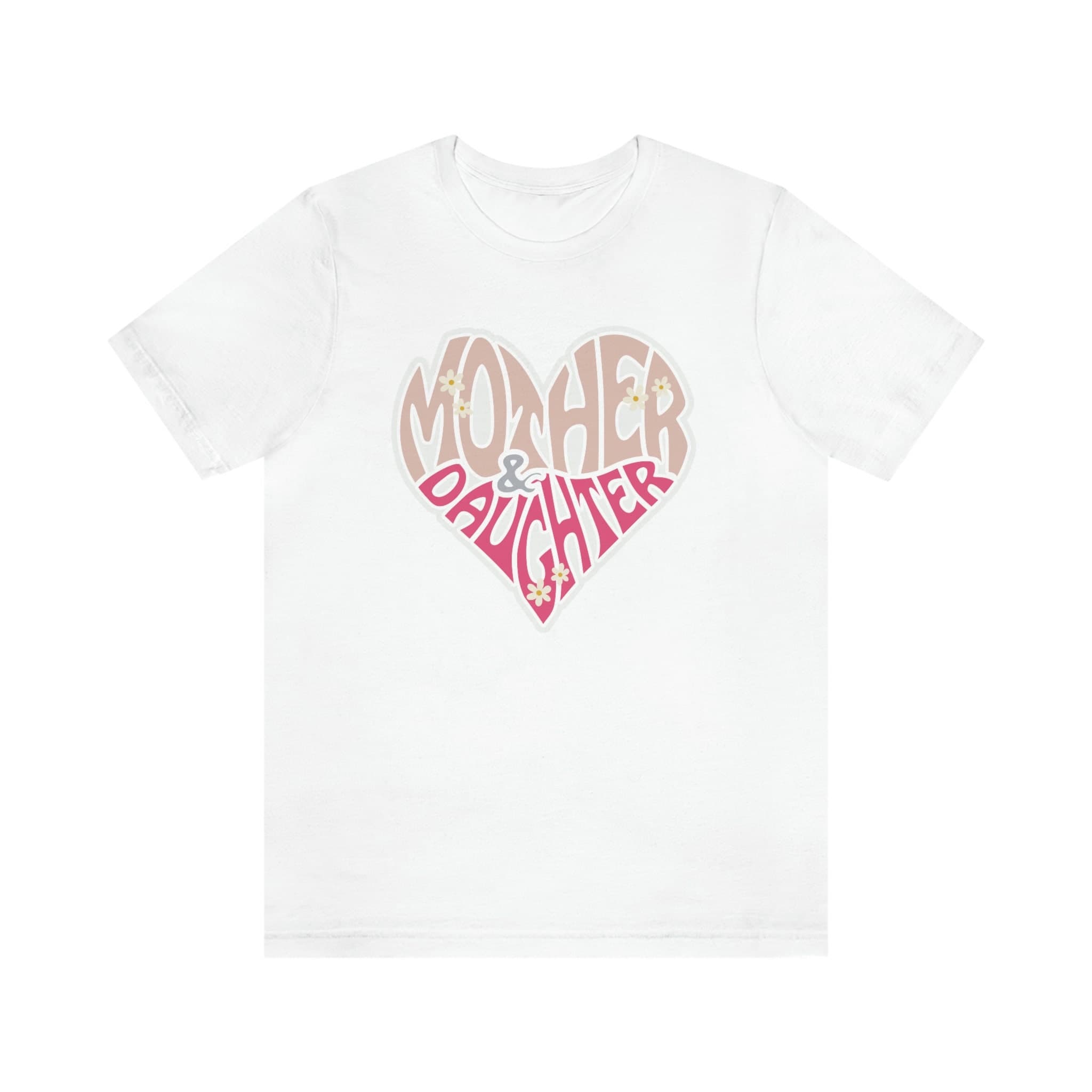 Personalized Mother Daughter T-Shirt: Heart Graphic Tee - image 3
