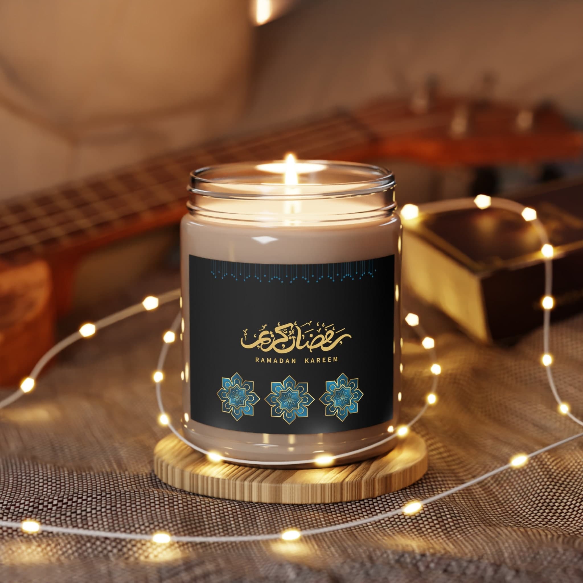 Ramadan Kareem Scented Candle: 9oz Soy Wax Eid Gift - image 5