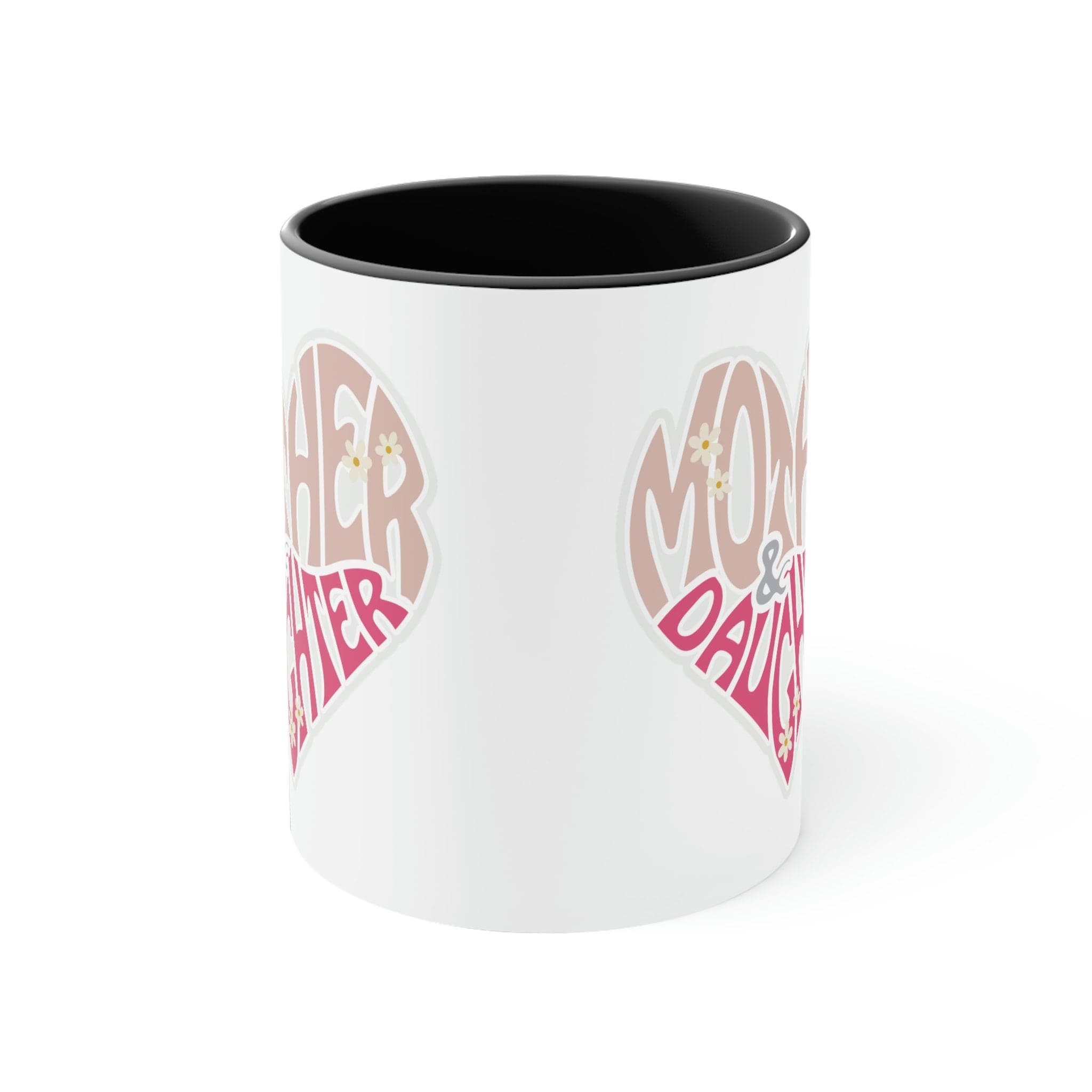 Mother & Daughter Coffee Mug: Two-Tone Ceramic Mug - image 3