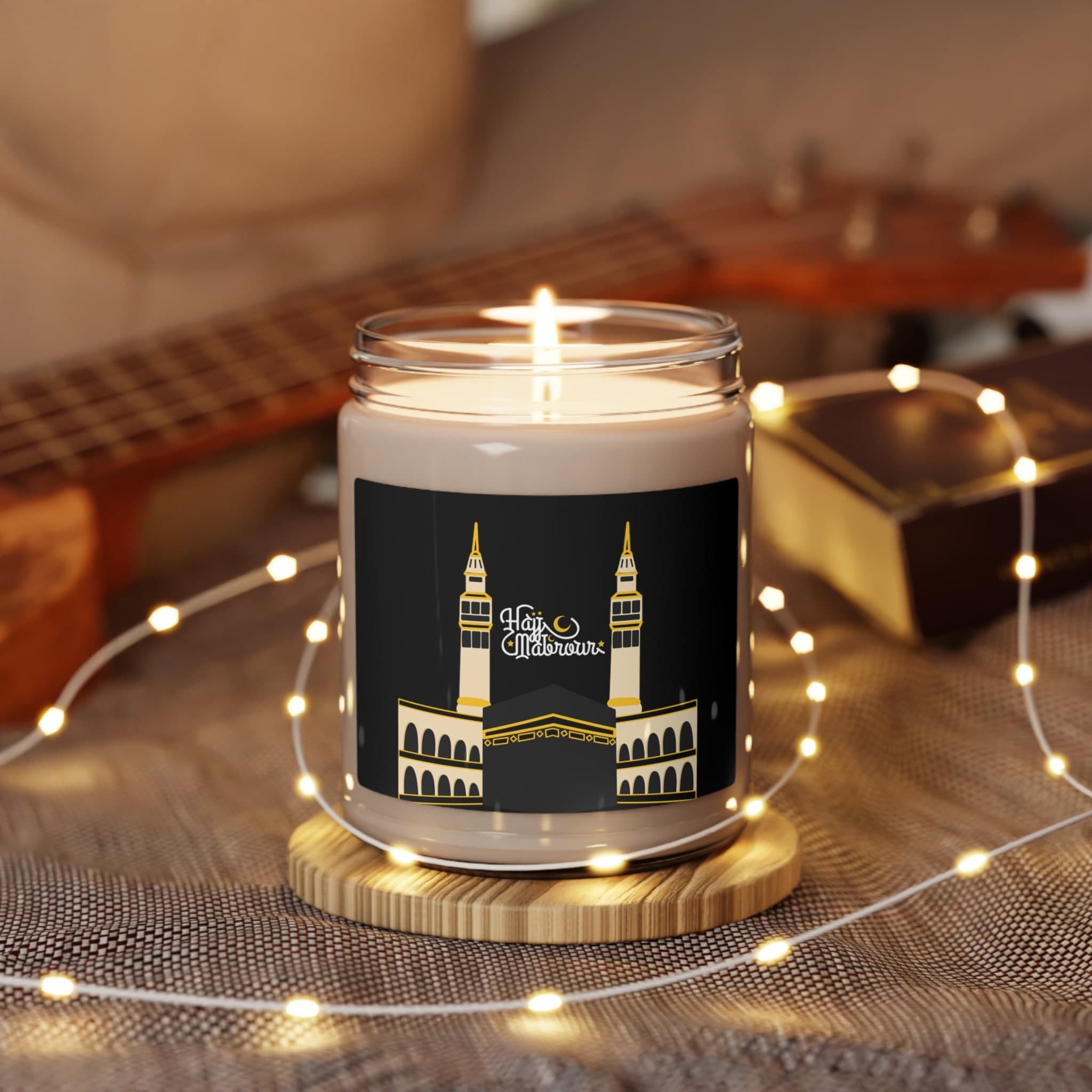 Scented Soy Candle: Ramadan Kareem, Eid Gift (9oz)