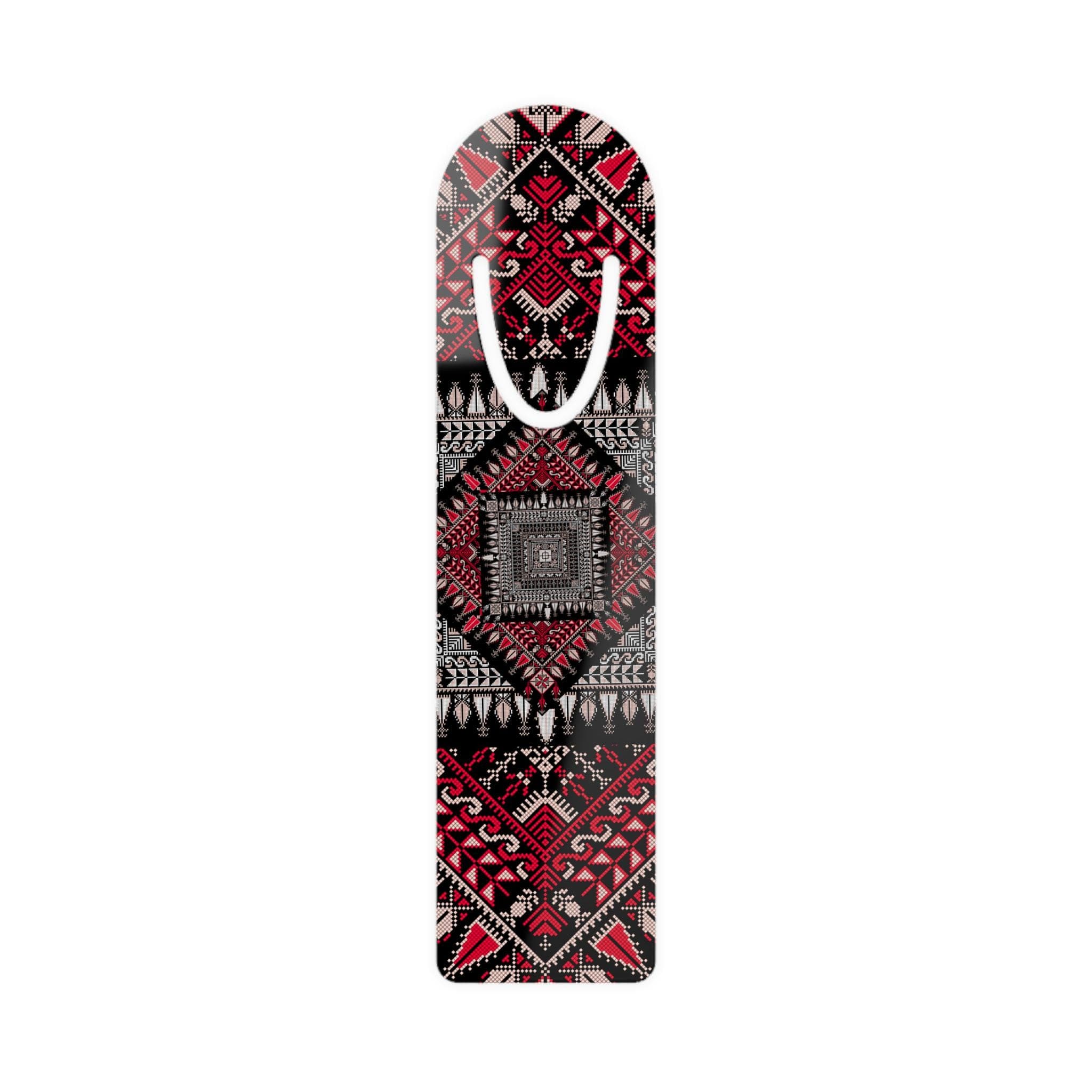 Tribal Bookmark, Literary Gift, Reading Accessory, Book Lover Present, Teacher Appreciation, Vintage Tatreez Design - image 4