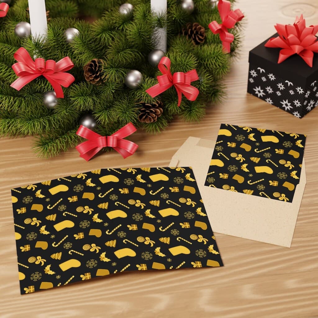 Family Christmas Cards: Holiday Greetings (Envelopes Included)