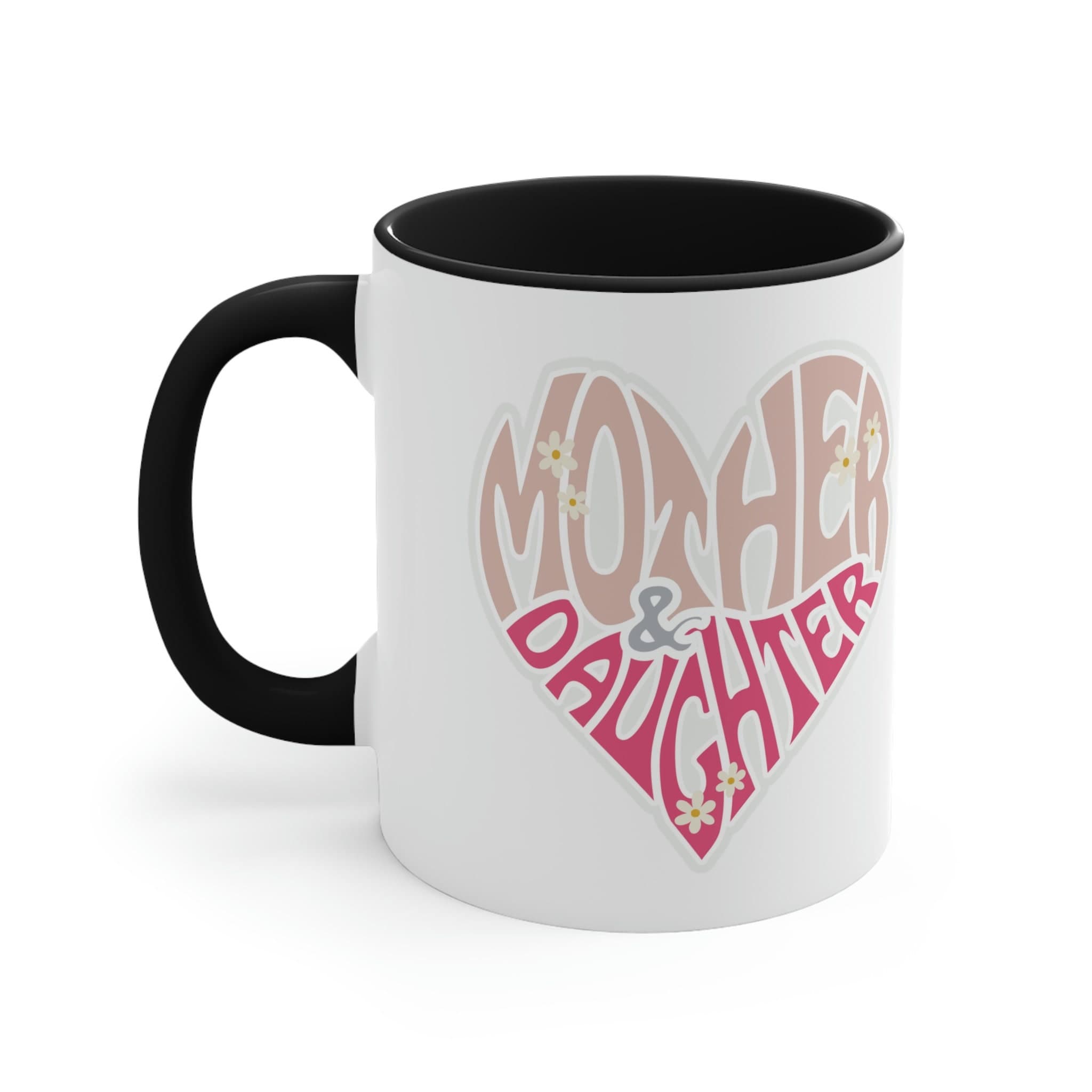Mother & Daughter Coffee Mug: Two-Tone Ceramic Mug - image 4