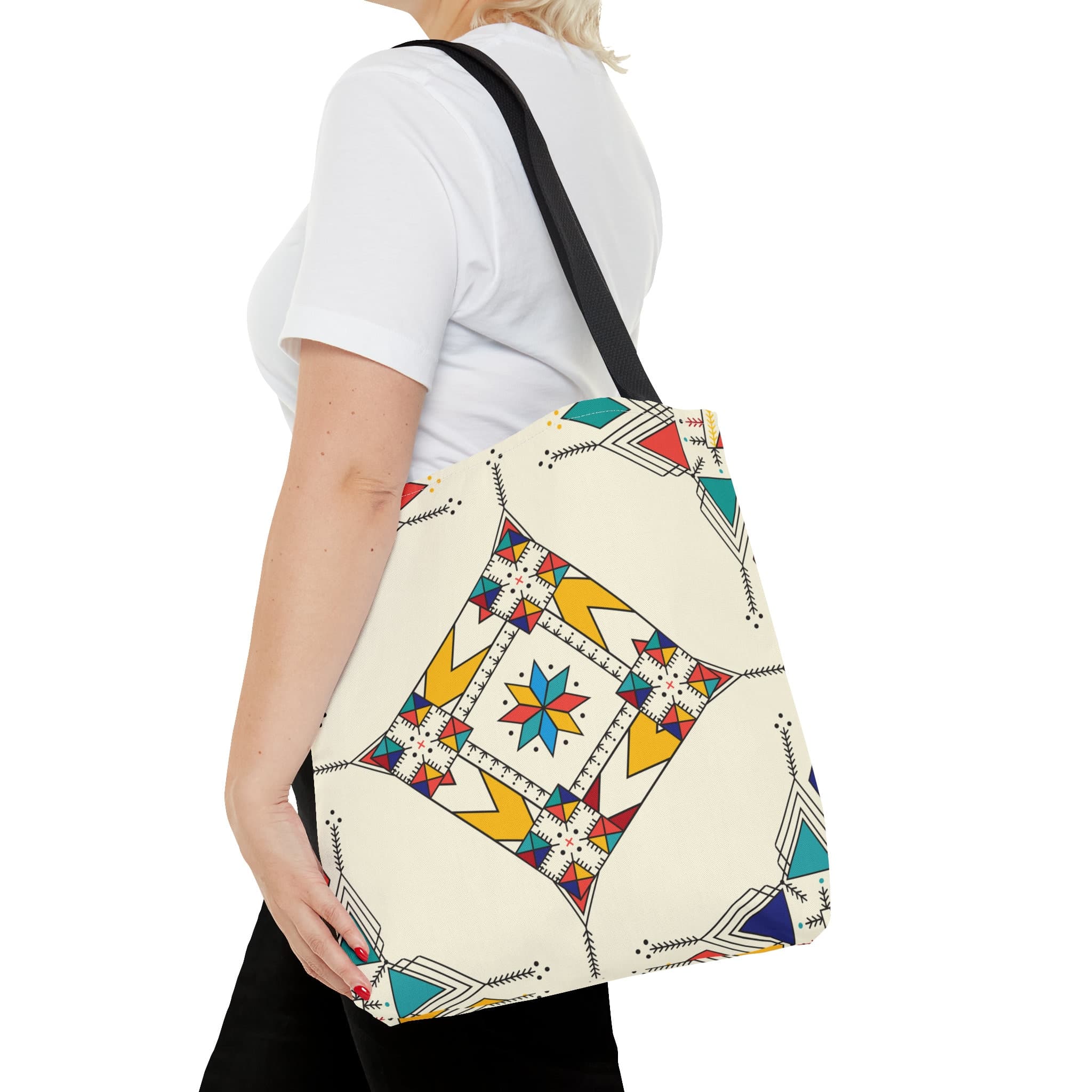 Palestinian Tatreez Embroidery Tote Bag: Cultural Art Shopping Bag - image 4