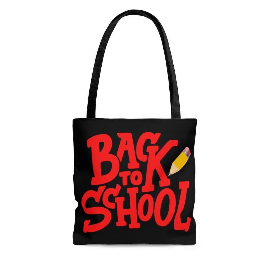 Back to School Tote Bag: All Over Print Polyester
