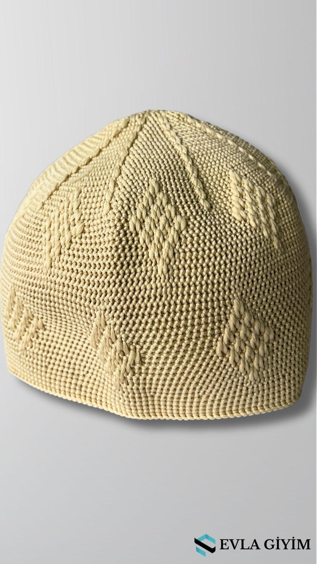 One Piece Mens Islamic Knitted Hat For him, Soft Kufi Hat for Muslims, Travel Style Foldable Prayer Hat, Eid Mubarak, Kufi Hat, - image 3