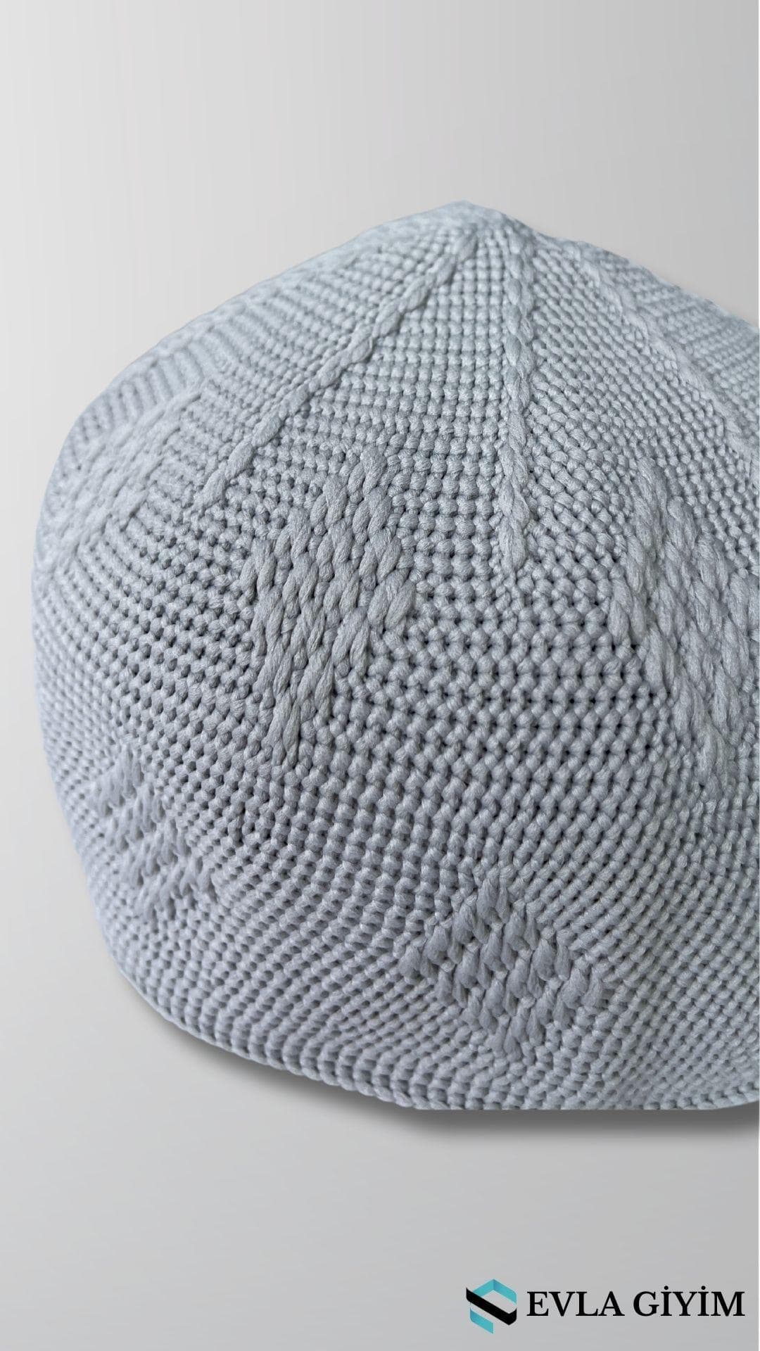 One Piece Mens Islamic Knitted Hat For him, Soft Kufi Hat for Muslims, Travel Style Foldable Prayer Hat, Eid Mubarak, Kufi Hat, - image 5