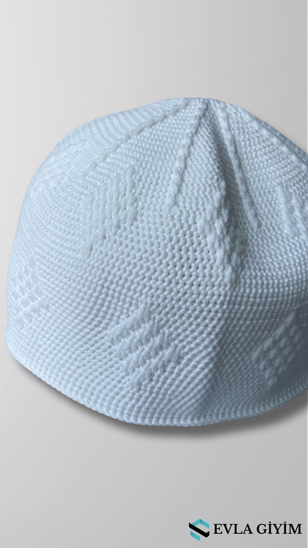 One Piece Mens Islamic Knitted Hat For him, Soft Kufi Hat for Muslims, Travel Style Foldable Prayer Hat, Eid Mubarak, Kufi Hat, - image 4