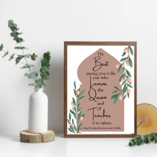 Gift For Holy Quran Teacher - Instant Download