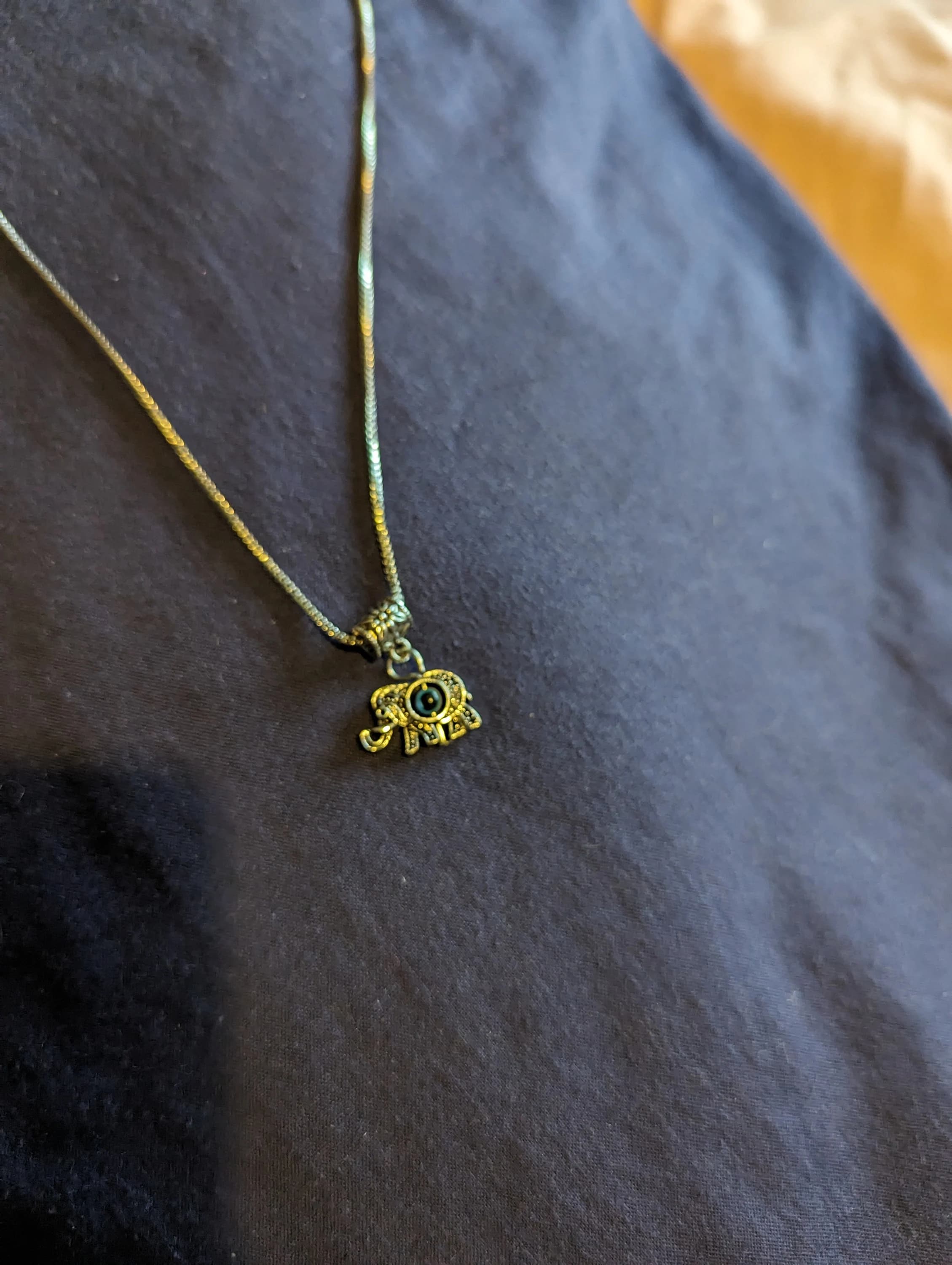 Evil eye Elephant pendant necklace perfect for birthday gift - image 5