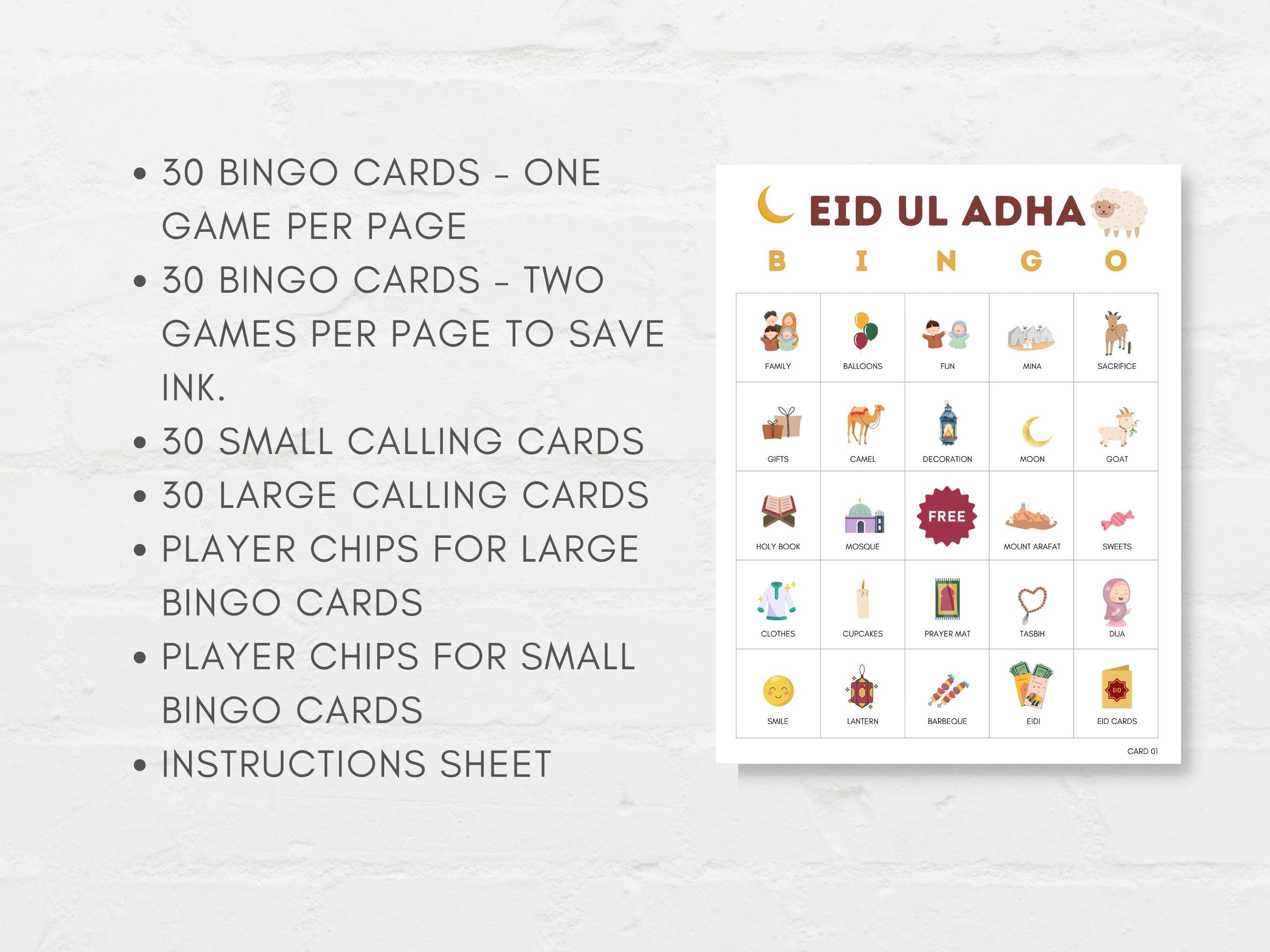 Celebrate Eid ul Adha with fun using this Eid ul Adha Bingo Game! This Eid printable activity is perfect for kids and families to enjoy during Eid gatherings, offering a creative and interactive way to celebrate.