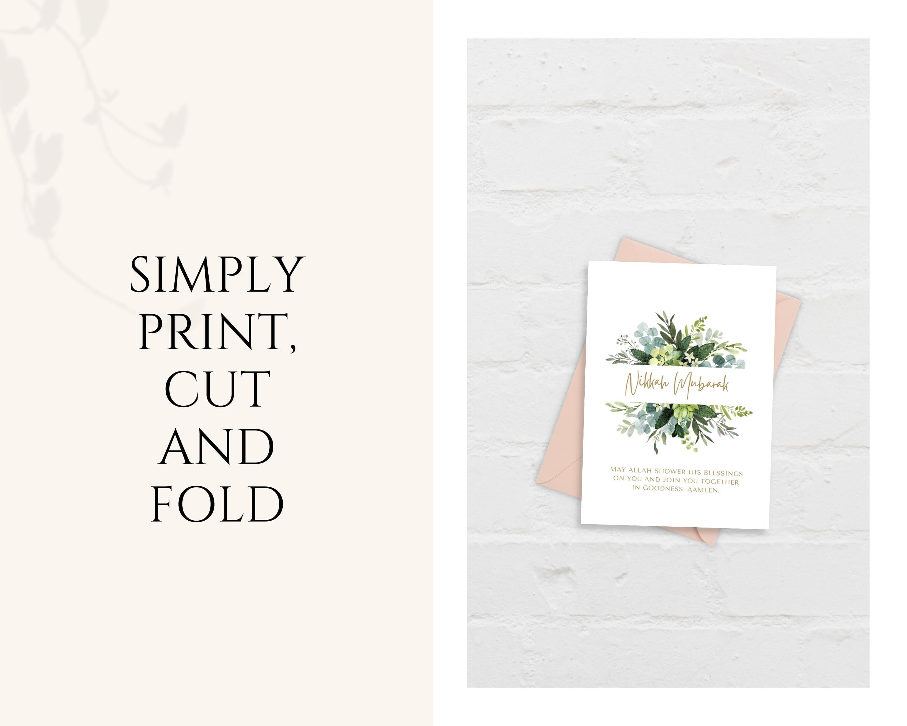 Celebrate a beautiful union with this elegant Nikkah Mubarak Card. Perfect for sending heartfelt wishes to a newlywed couple. This Our high-quality printable ensures that your sentiments are conveyed with grace and style.