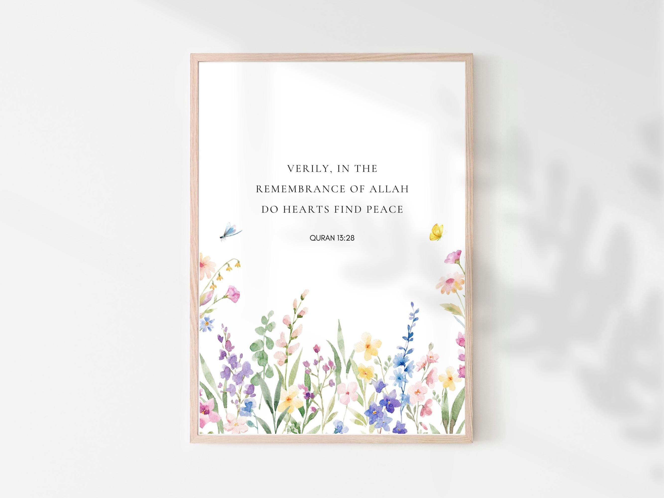 This beautiful Islamic Wall Art will be a perfect addition to your home decor.