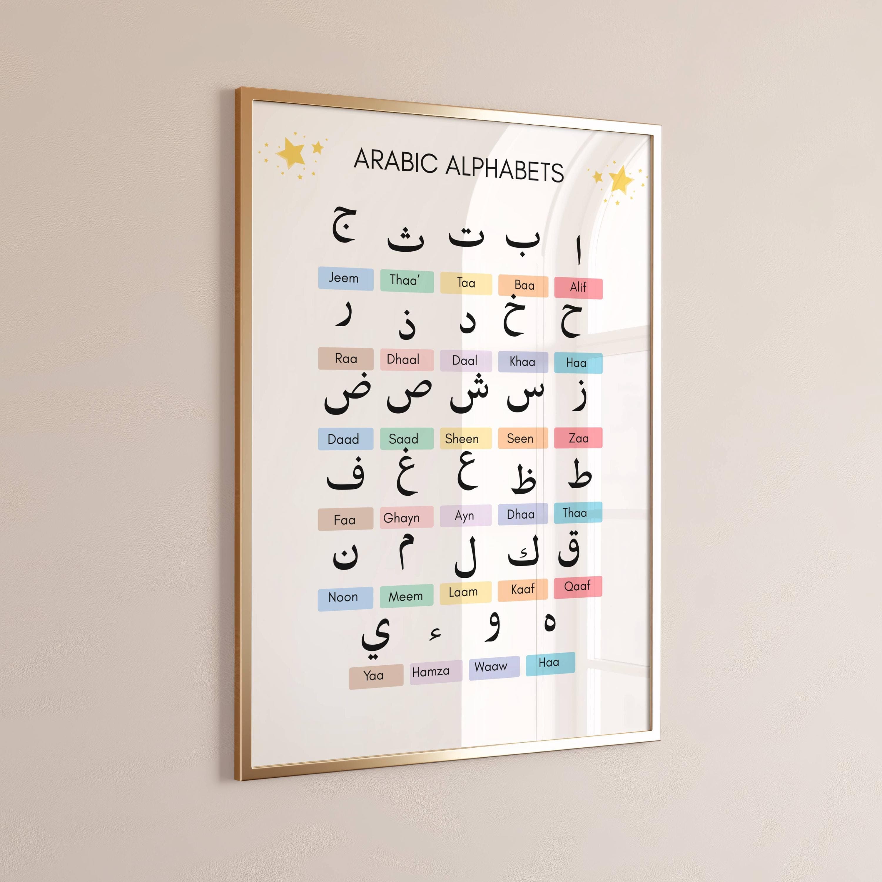 Make learning fun with these Islamic Educational Posters Printable. This comes in set of 8, designed to teach Islamic basic concepts in a colorful and engaging way. Perfect for a Muslim kids room or Islamic classrooms.