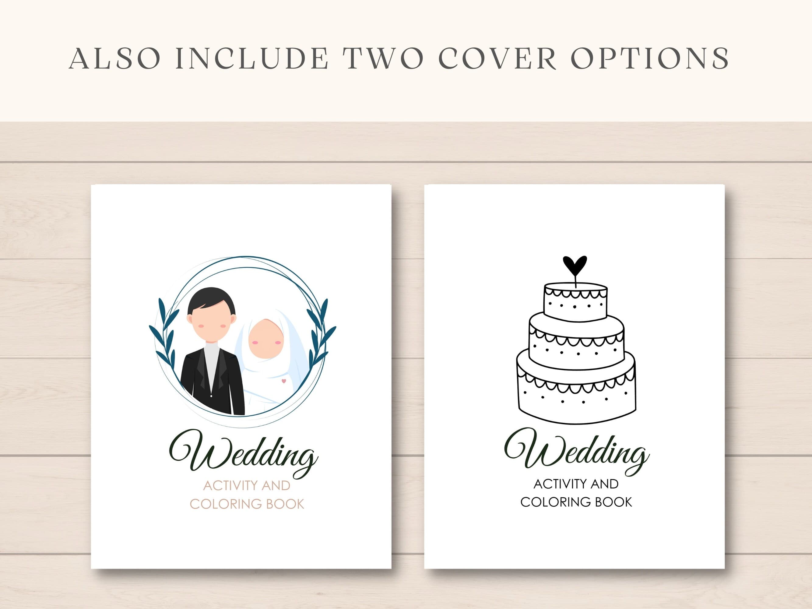 Islamic Wedding Activity Pack, Nikkah Activities, Muslim Wedding activity, Islamic Wedding Coloring, Islamic Wedding, Wedding activity pack - image 5
