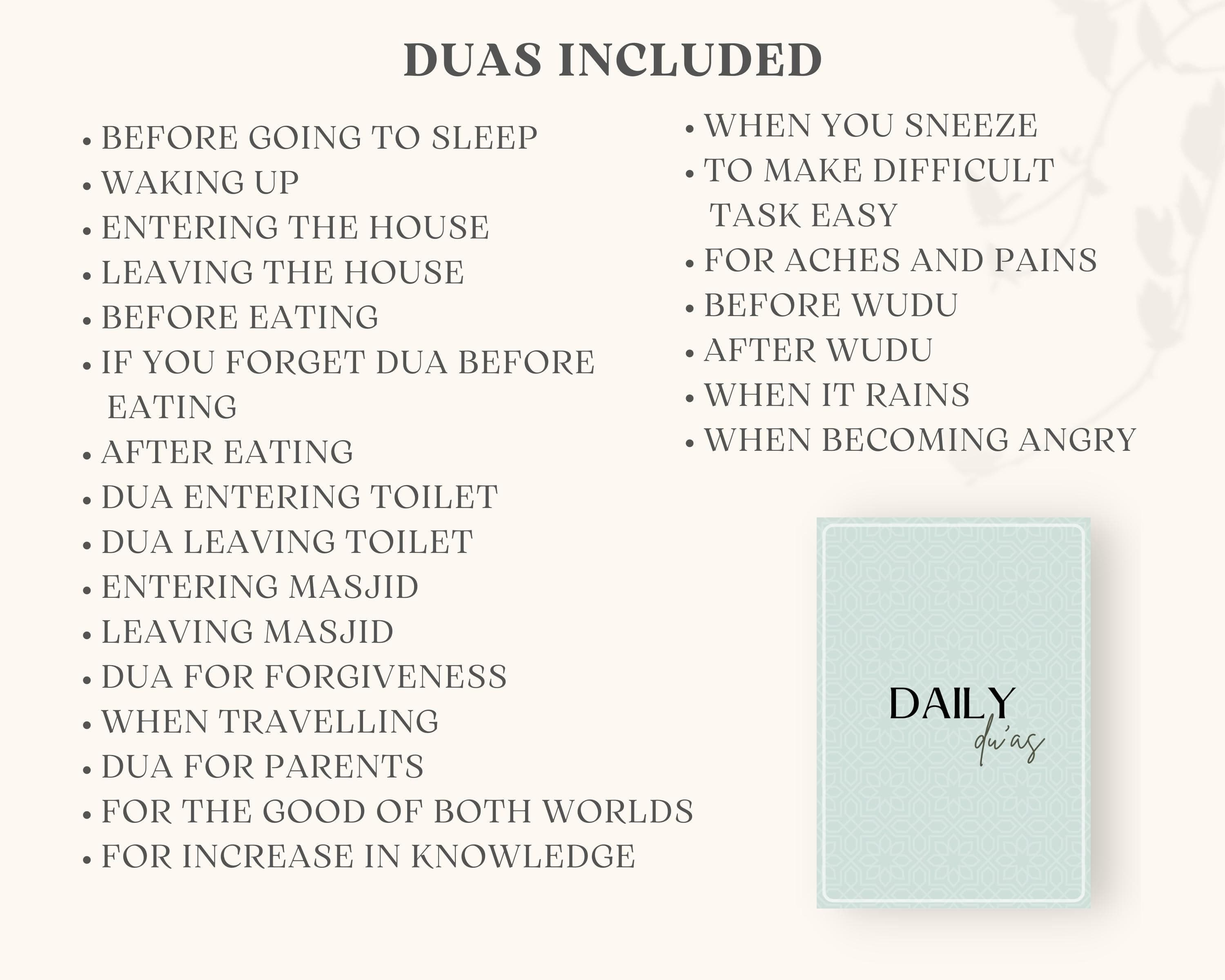 Strengthen your connection with Allah and deepen your spiritual practice with these Digital Daily Duas and Dhikr Cards. Each card is beautifully designed with a minimalist style.