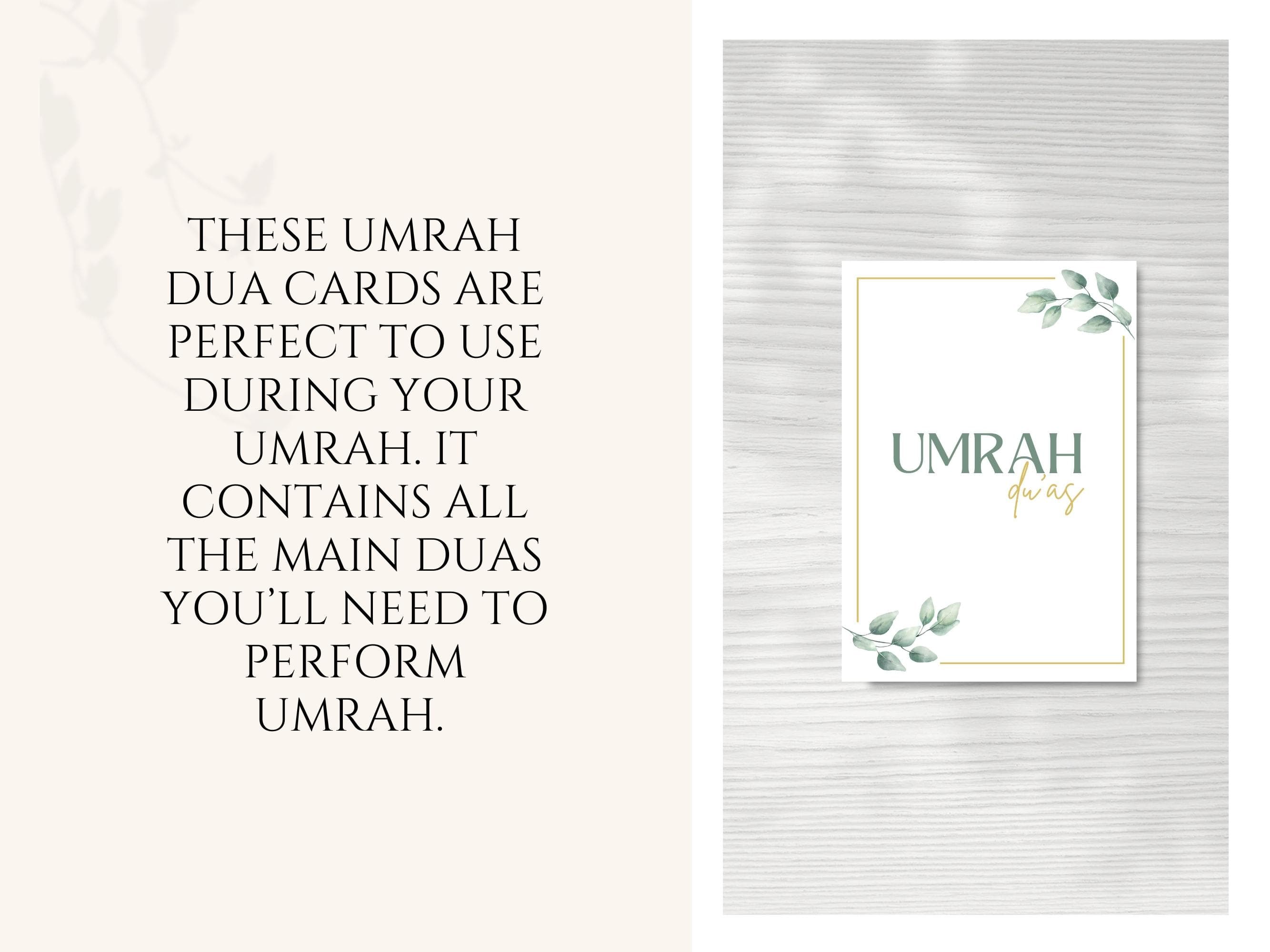 These Umrah Dua Cards are perfect to use during your Umrah. It contains all the main duas you’ll need to perform Umrah. Staple or add keyring as shown in pictures.
