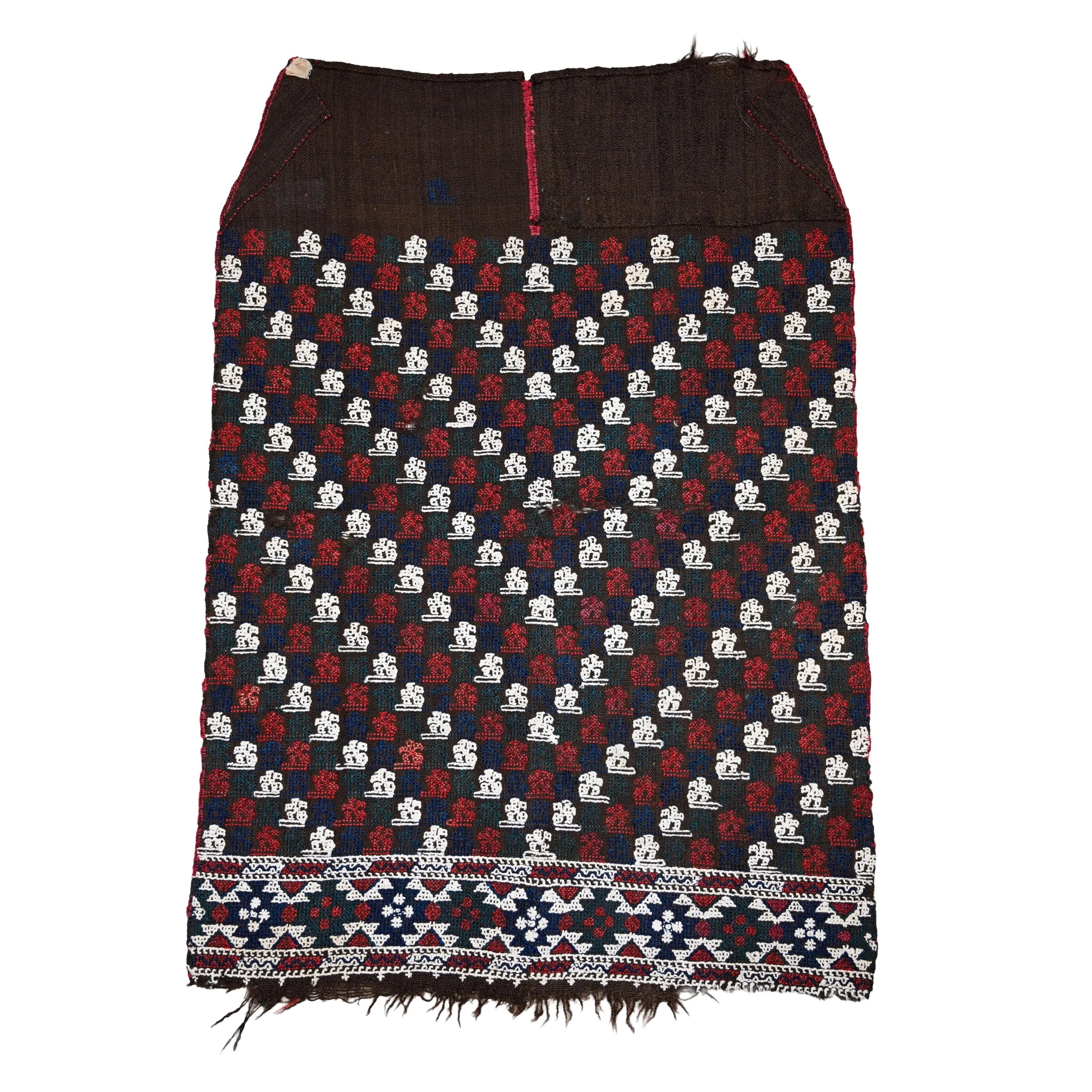 Middle Eastern Türkiye Turkey Western Armenian Cross Stitch Mezar Apron