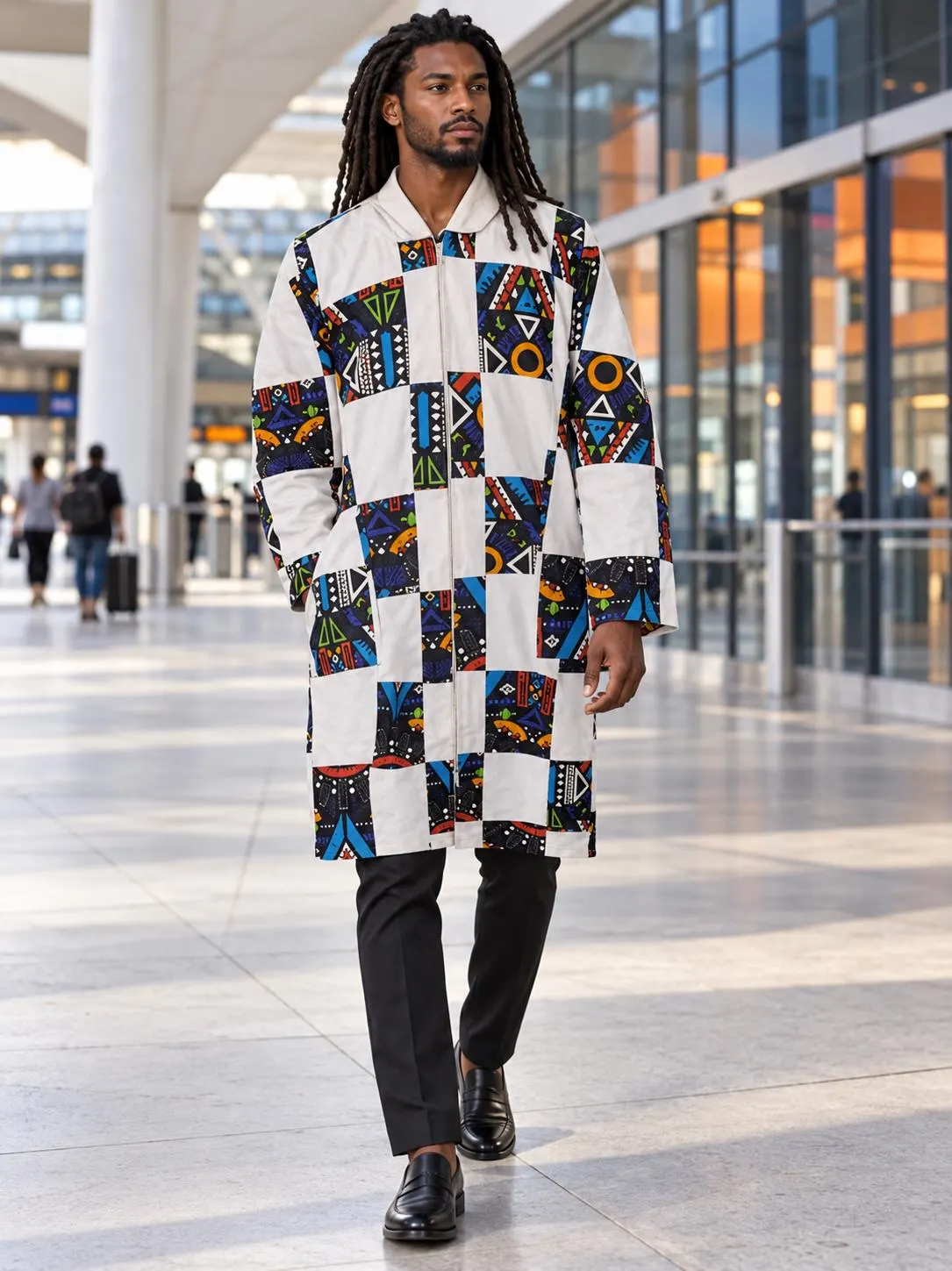 BayeFall Spiritual Patchwork Bohemian Cotton Top Long Sleeves With Hood