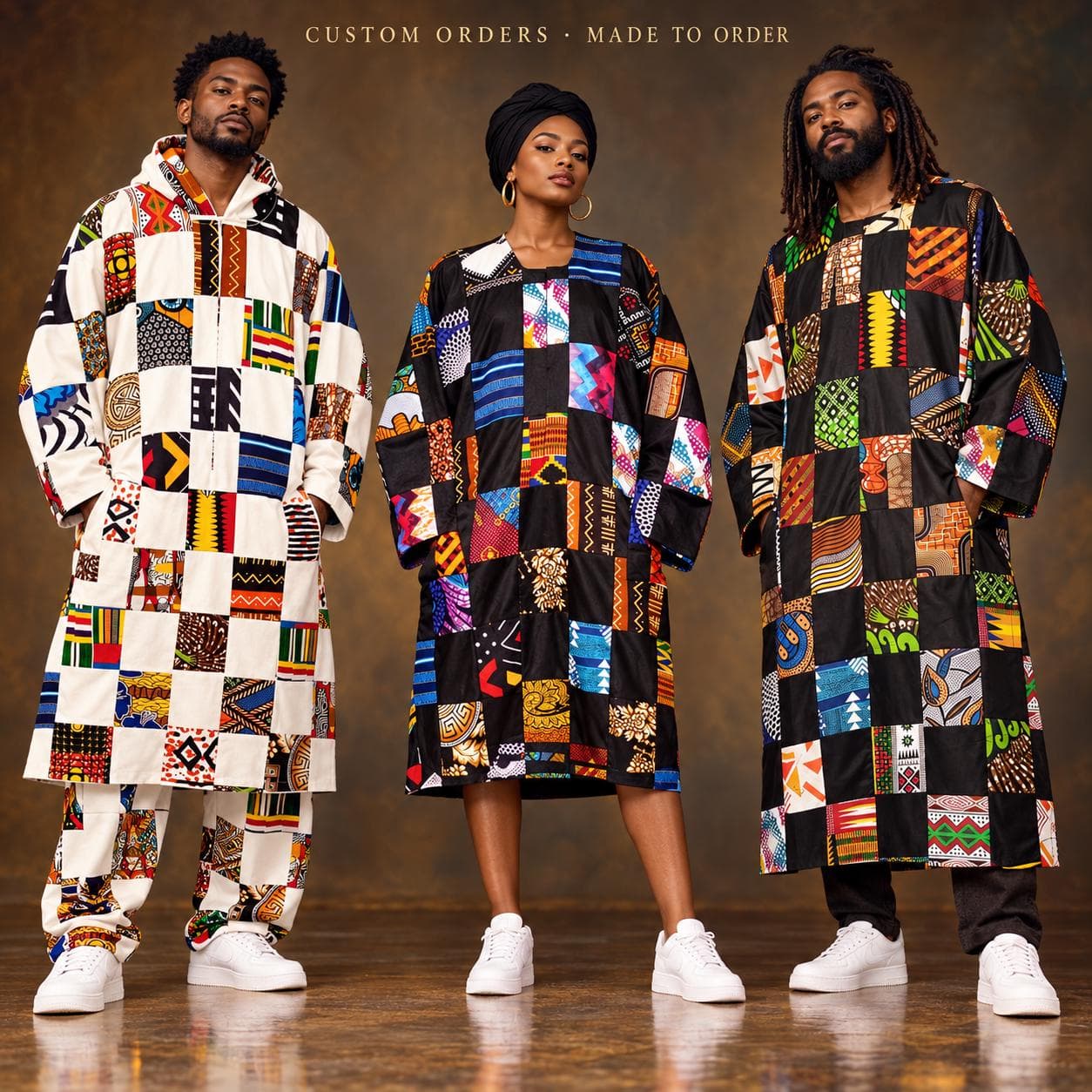 BayeFall Patchwork Checkered Board Set Made To Order Custom Colors Design Your Own