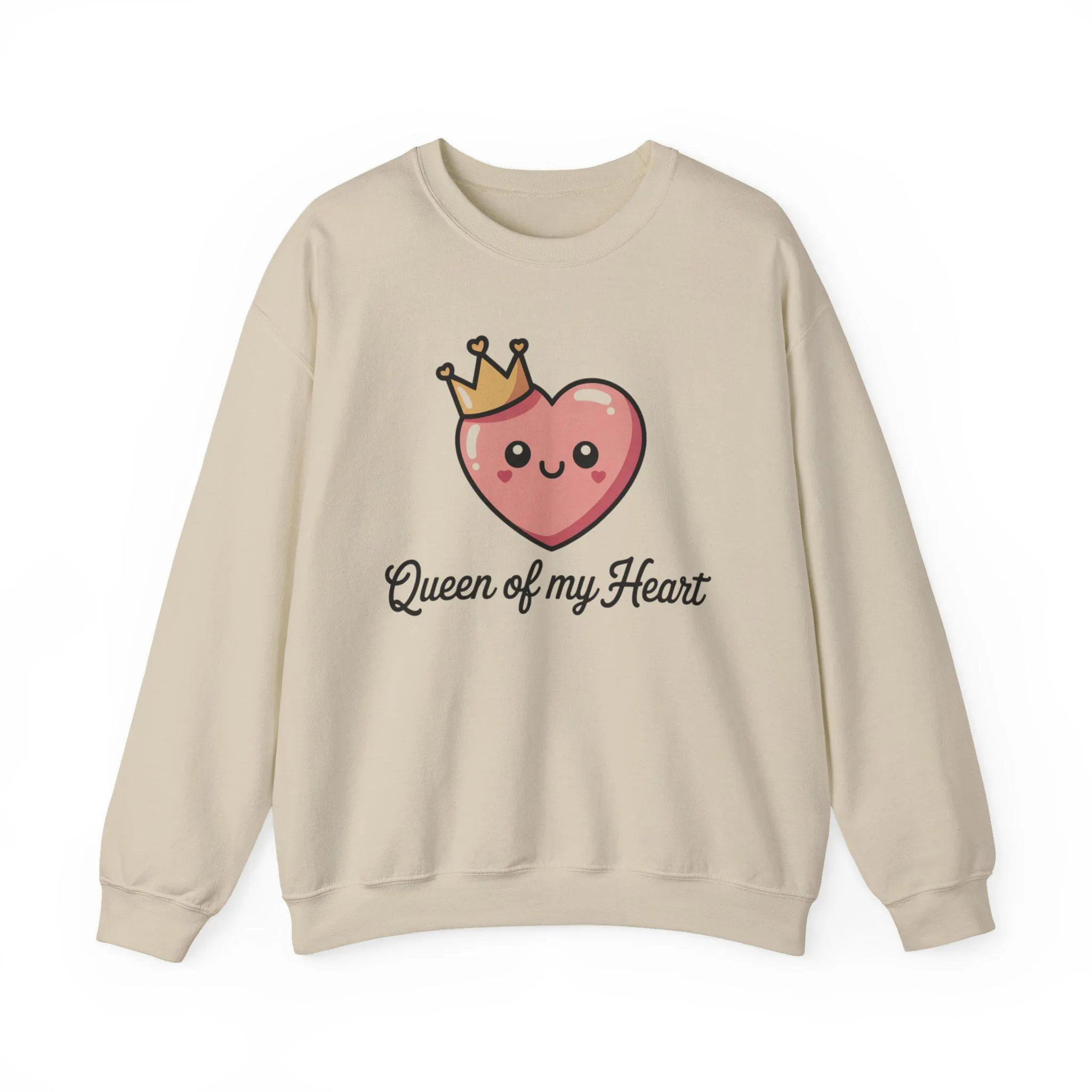 King & Queen of My Heart Sweatshirt Set | Matching Valentine's Couple Sweatshirts - image 5