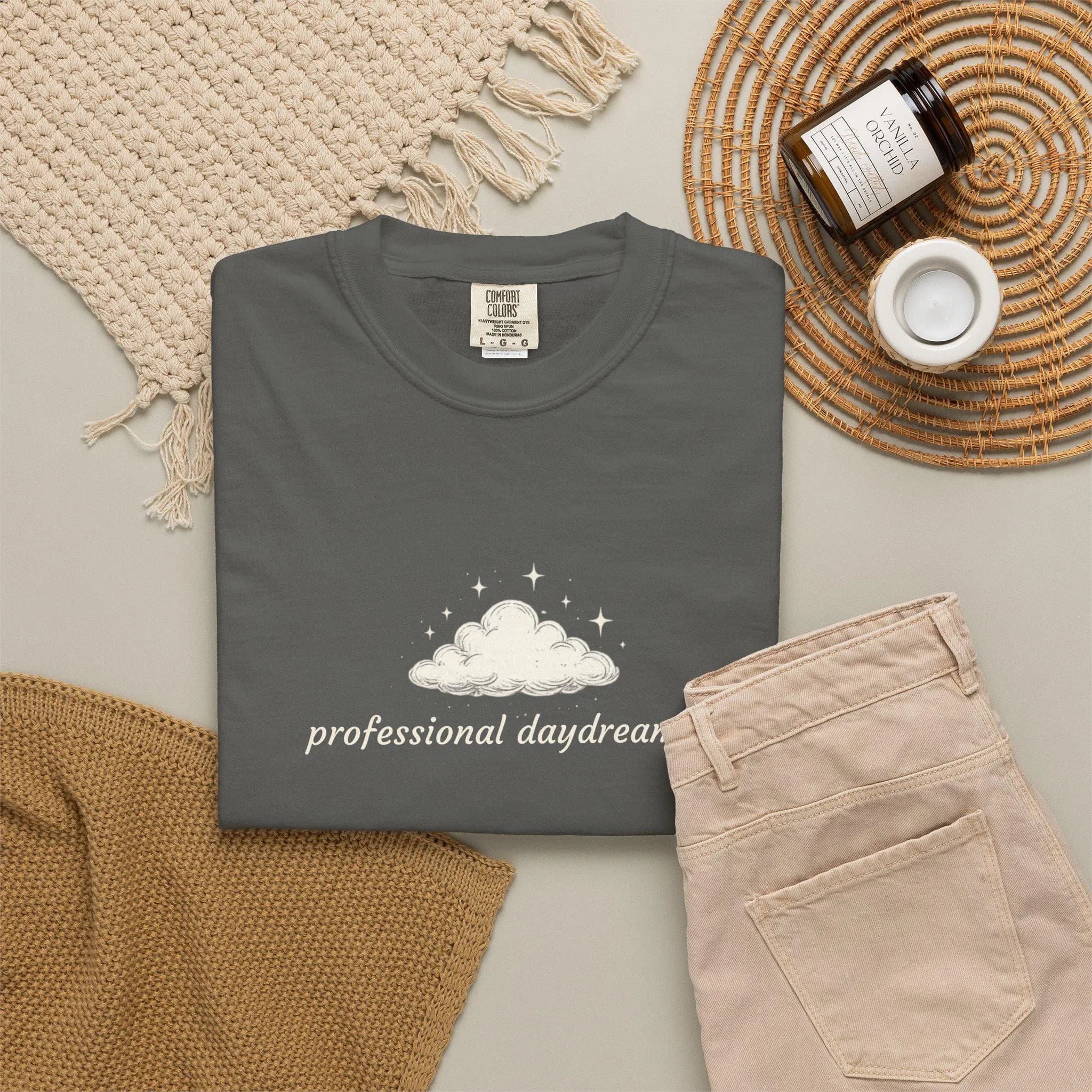 Professional Daydreamer Cloud T-Shirt | Garment-Dyed Cotton Comfort Colors Tee