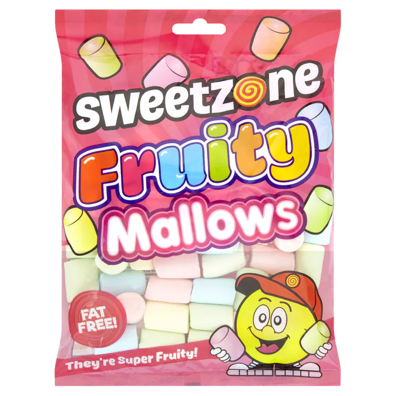 Halal RETRO SWEETS Fruity Mallows, Party Mix Kids Wedding Gift Party Sharing Bag