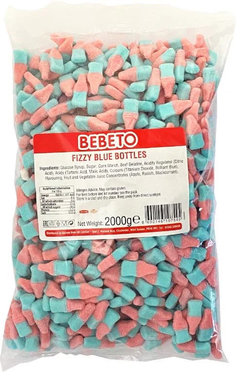 Fizzy Bears, Gummy Mix Bebeto 1KG & 2KG Bags Full Range Halal Certified Sweets - image 5
