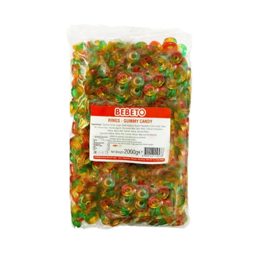 Bebeto VEGAN Range Strawberry Pencils, Rainbow Belts 1KG & 2KG Bags Halal Certified Sweets - image 4