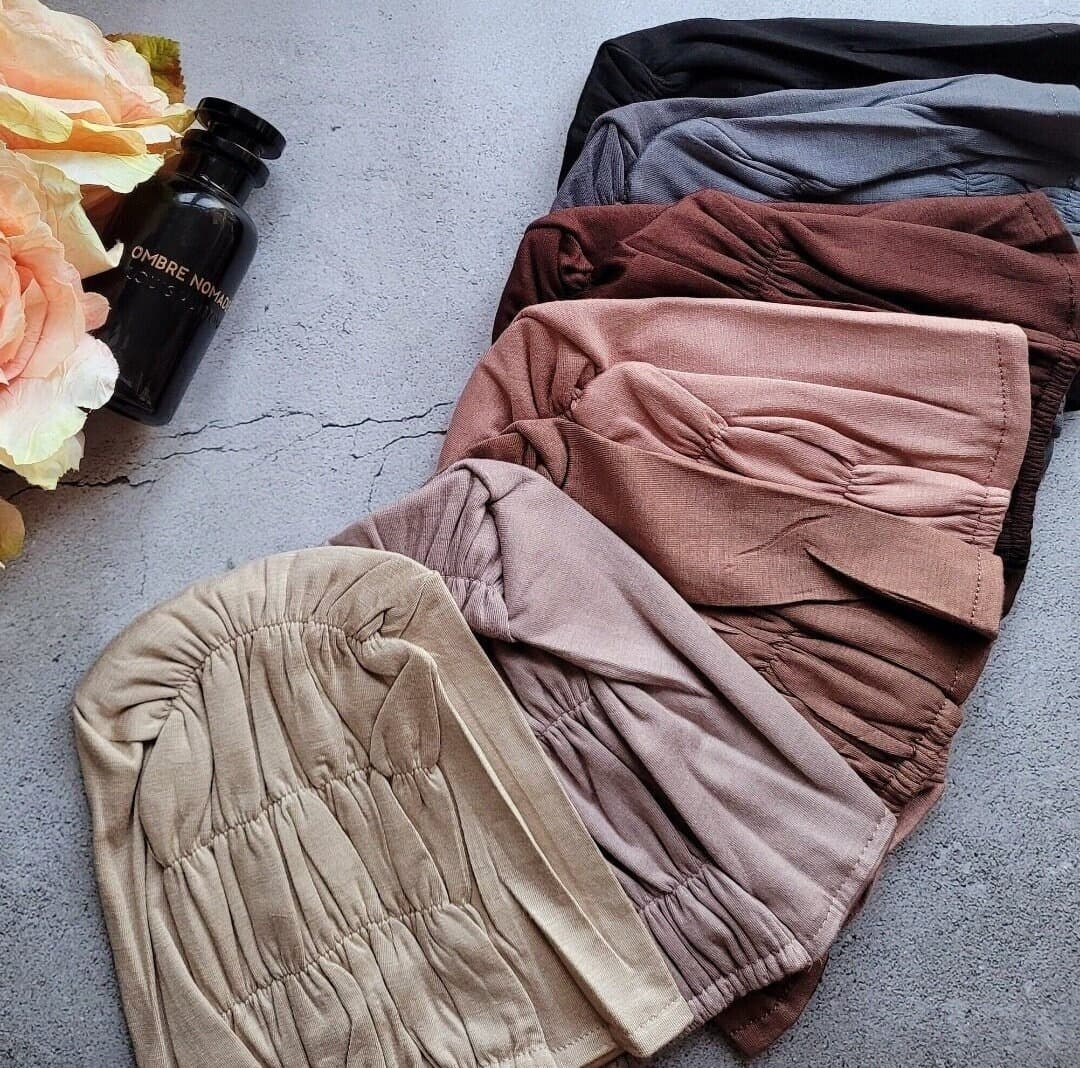 Hijab satin Lined Undercap, Hijab,  Silk Underscarf, Satin Lined Hijab Cap, satin cap, Satin Sleep Cap, Chemo Bonnet, Satin Lined