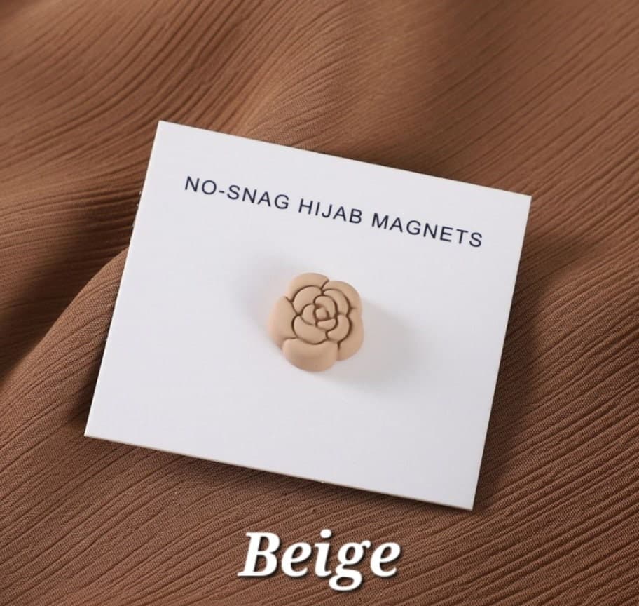 Hijab magnets Floral magnets clothes shawls extra strong shawl scarf scarves hijab pins, gift for her, magnet hijabs - image 5