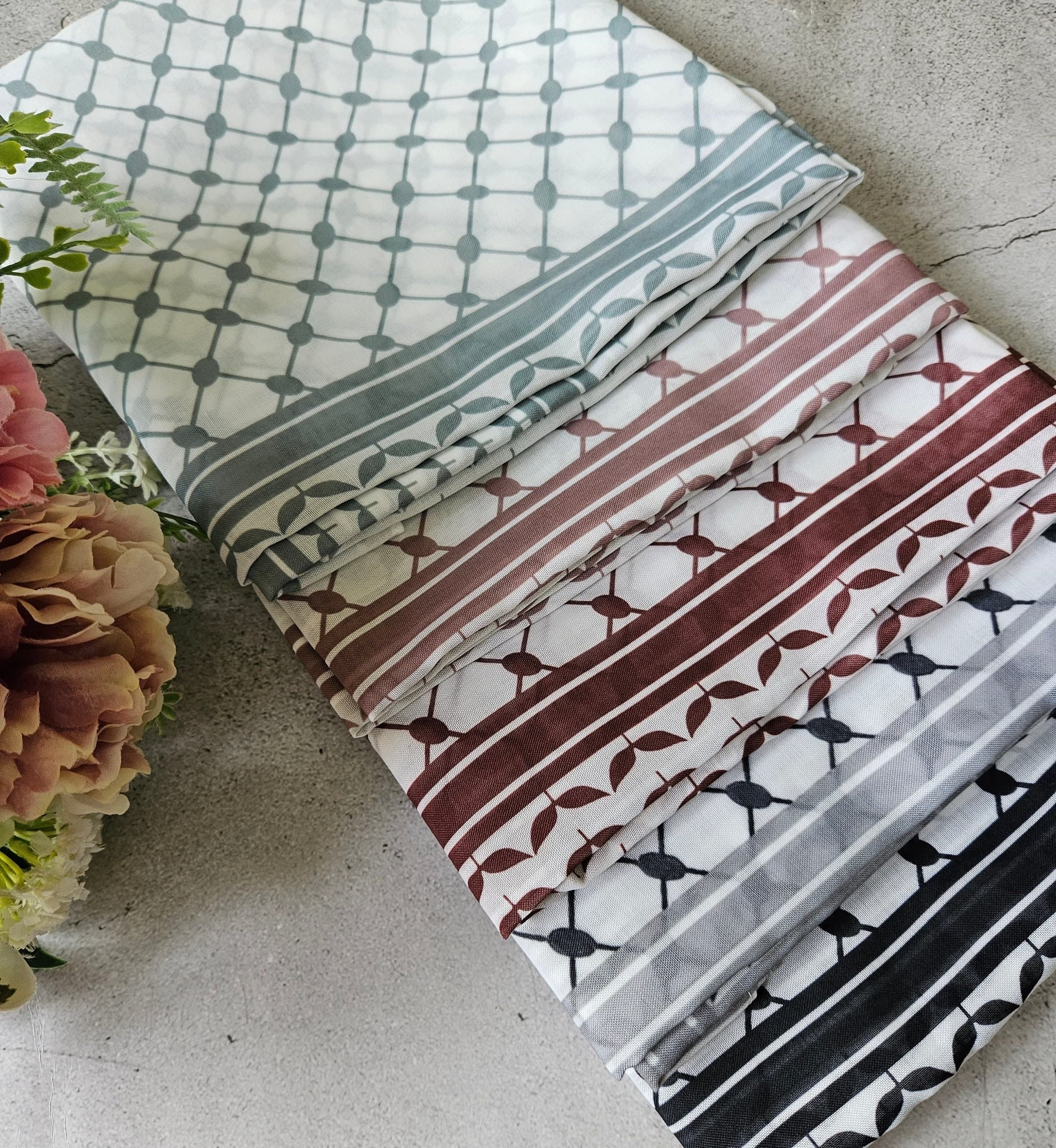 Keffiyah hijab modal hijab palestine free palestine keffiyah scarf hijab set