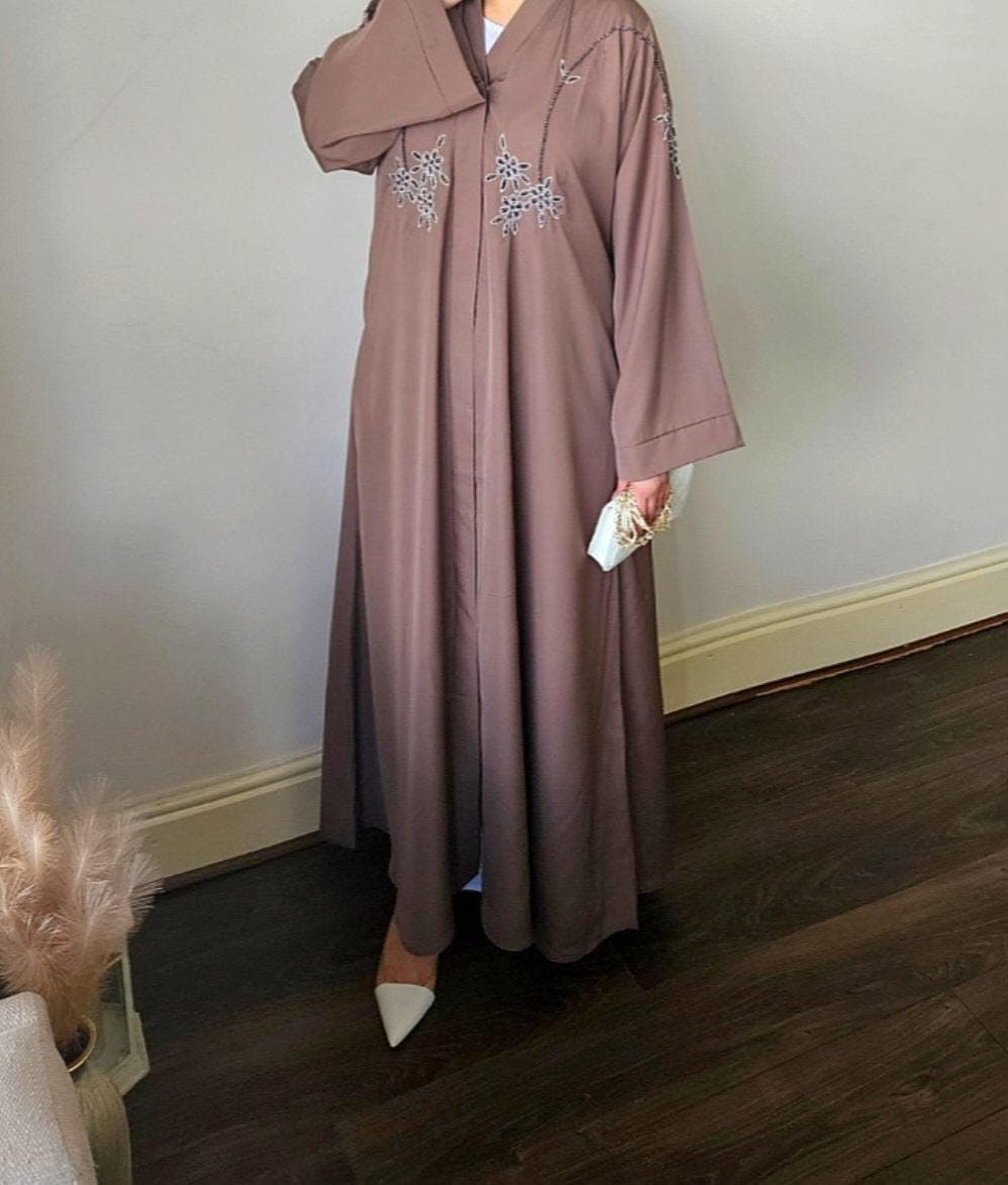 ABAYA open handwork style abaya, hijab abaya dubai abaya open uae abaya with hijab