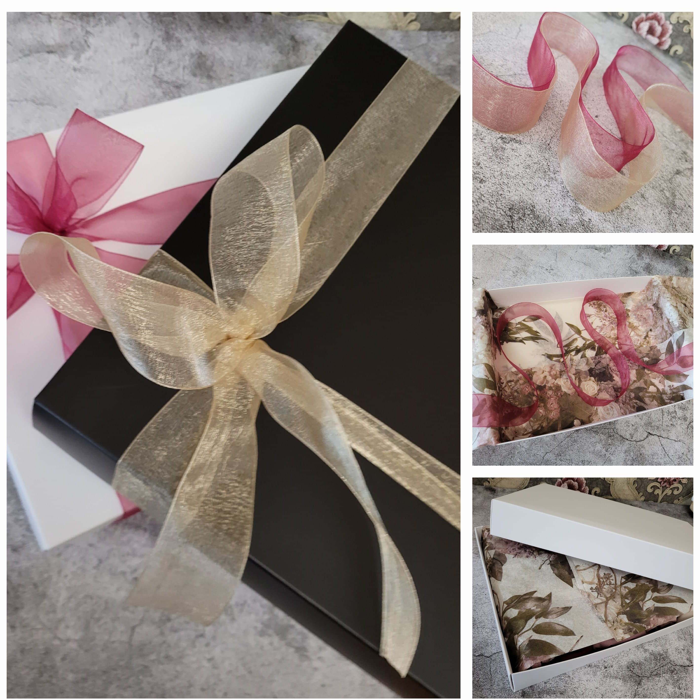 Hijab gift set CHIFFON hijab box gift for her chiffon hijab satin undercap scarves set scarf gift set personalised hijab - image 3
