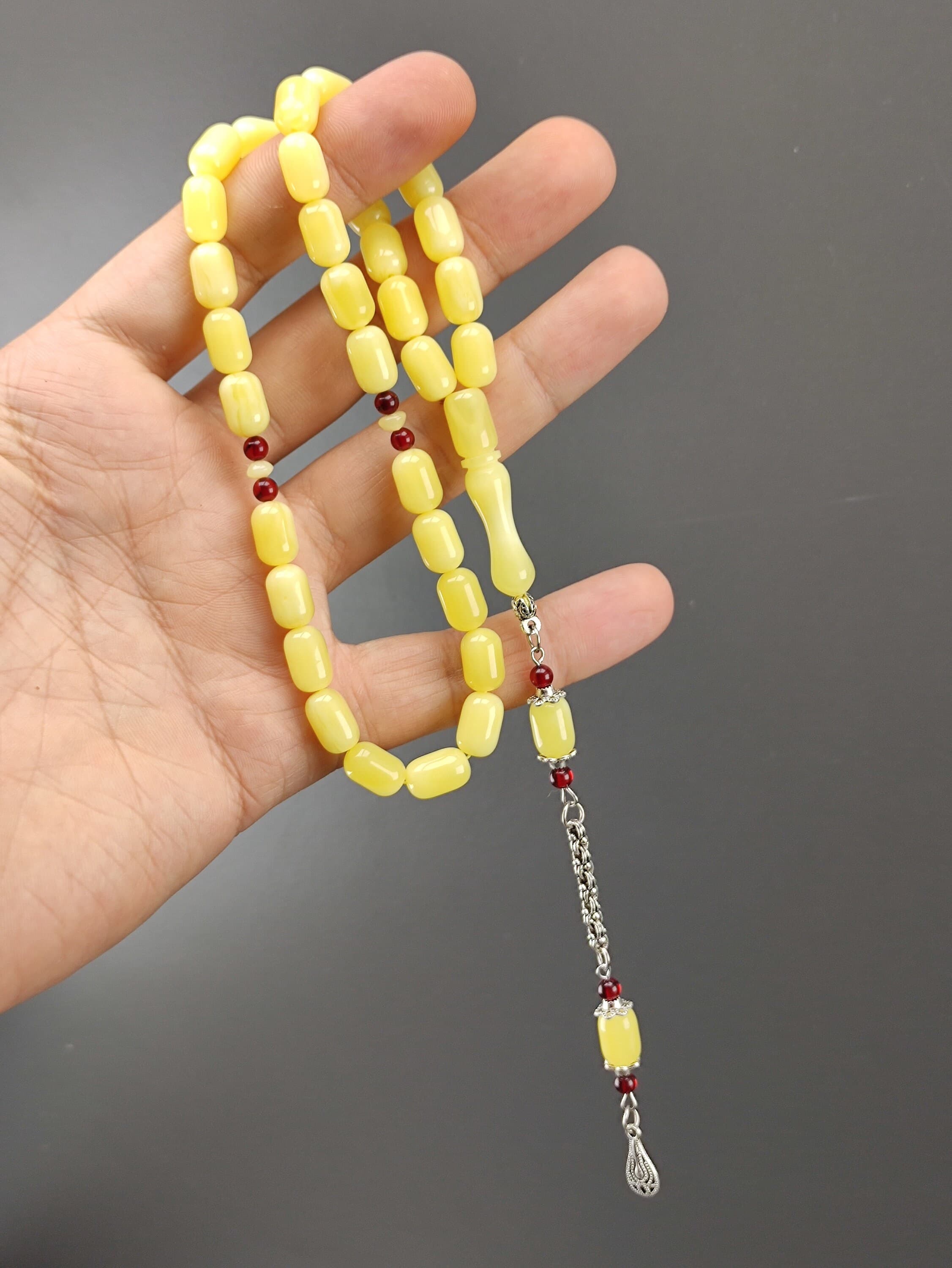 Amber Rosary, Bakelite rosary, Katalin Rosary, islamic Rosary, Misbaha, islamic gift, Tasbih, faturan Amber Rosary,  Tasbeeh, Masbaha, Supha - image 3