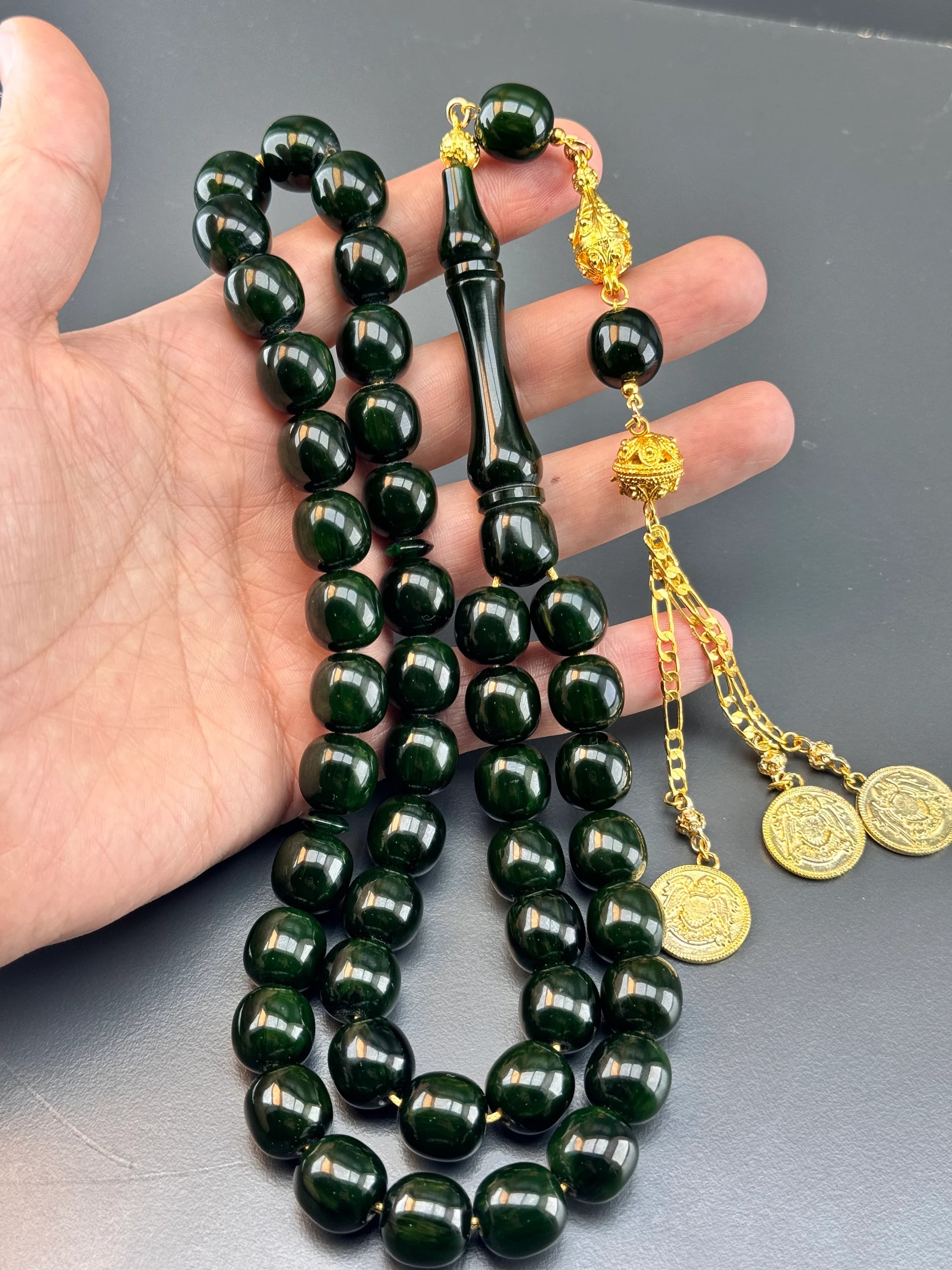 Faturan Amber Rosary, LARGE SİZE Rosary, 45 beads, muslim rosary, Misbaha, islamic gift Rosary, Tasbih, tasbeeh, Amber islamic Rosary, sibha - image 3