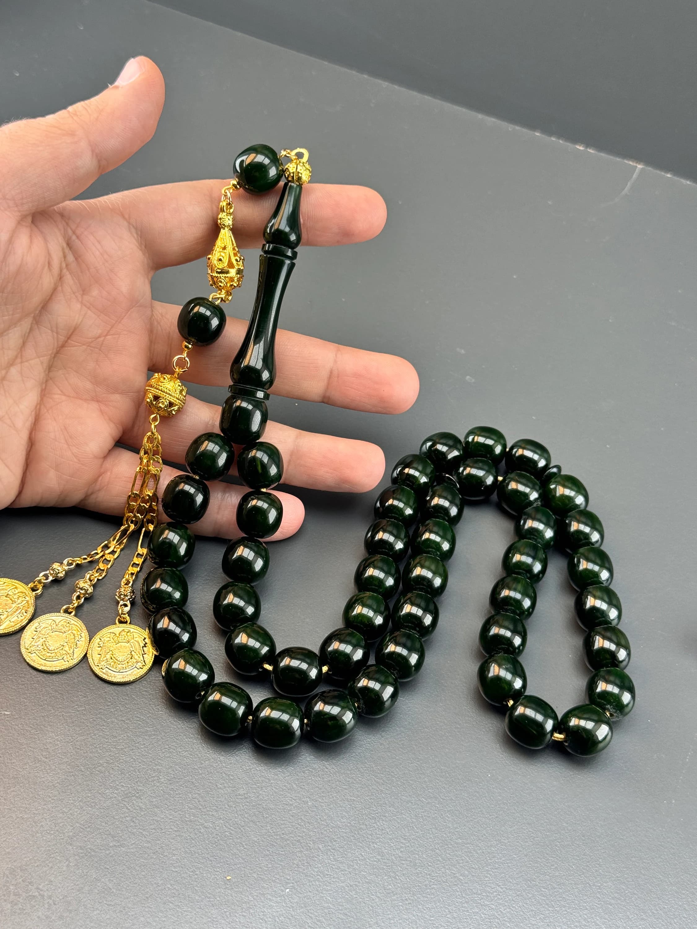 Faturan Amber Rosary, LARGE SİZE Rosary, 45 beads, muslim rosary, Misbaha, islamic gift Rosary, Tasbih, tasbeeh, Amber islamic Rosary, sibha - image 4