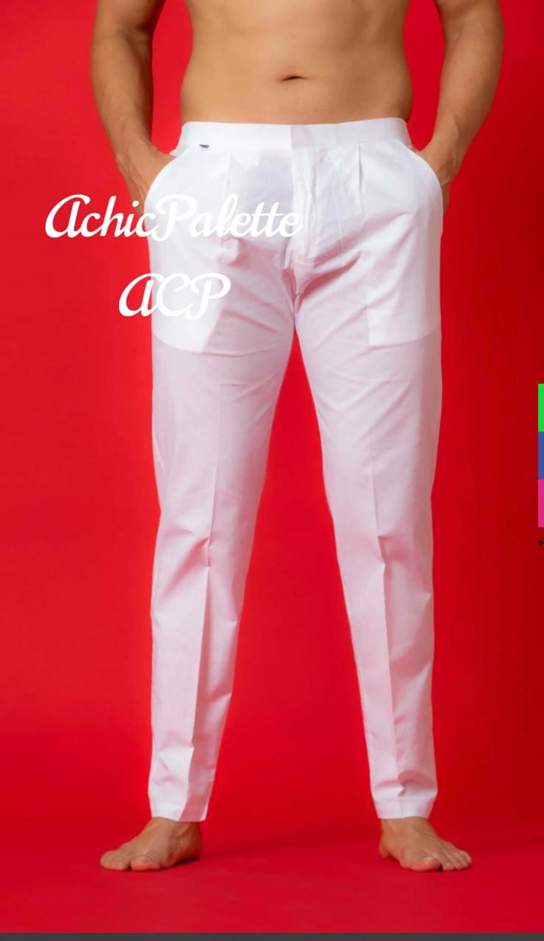 Handmade Cotton Pajama Pants for Men: Indian Ethnic Trousers