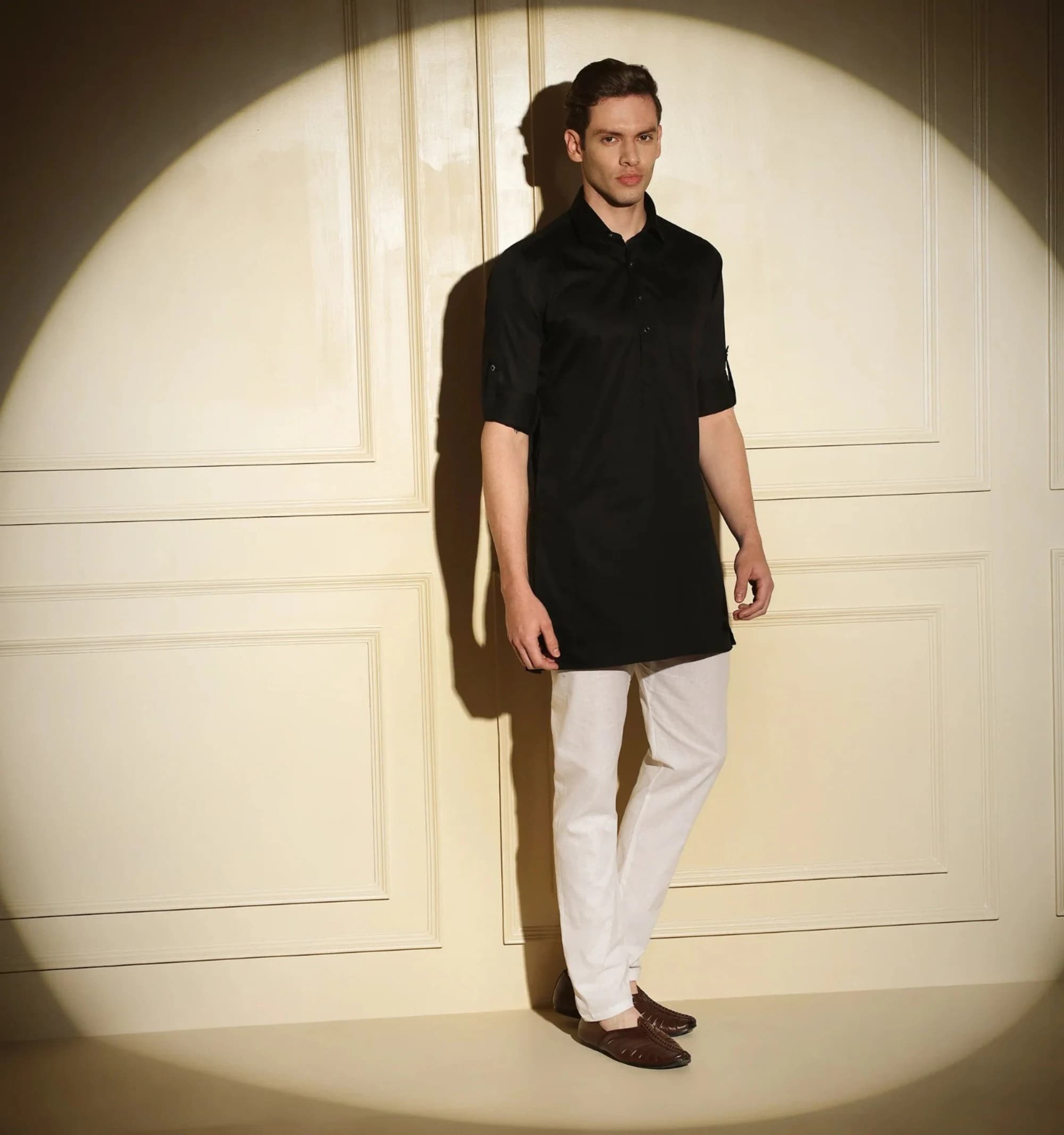 Handmade Cotton Kurta Pajama Set: Casual Wear, American Event - image 3