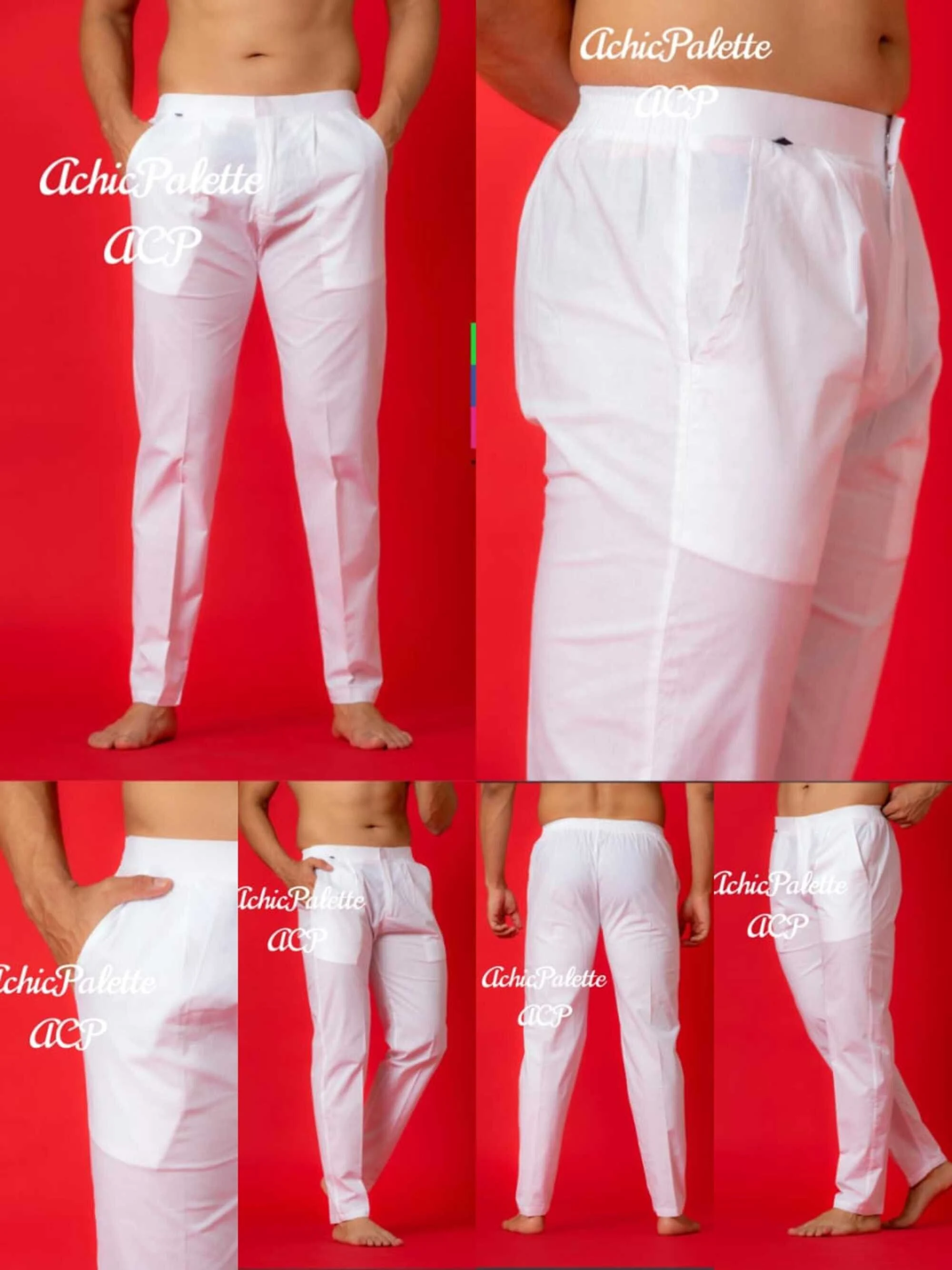 Handmade Cotton Pajama Pants for Men: Indian Ethnic Trousers - image 3