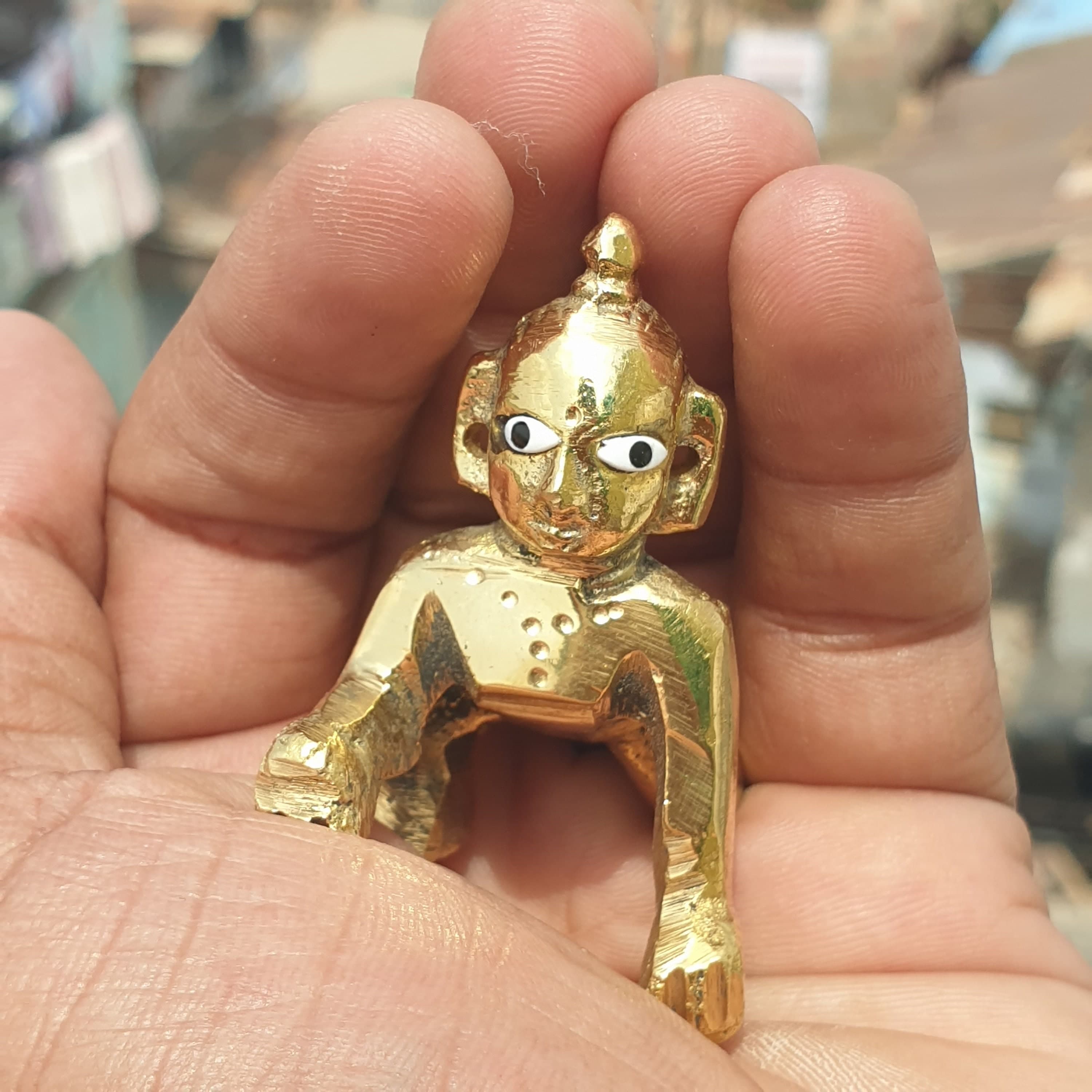 indian gift,indian god idol,metal krishna,baby krishna idol,baby krishna statue,lord krishna statue,krishna statue, bal gopal,thakurji,brass laddu gopal,little krishna,indian gift,hindu god idol,ladoo gopal, laddu gopal dress idol , laddu gopal dress