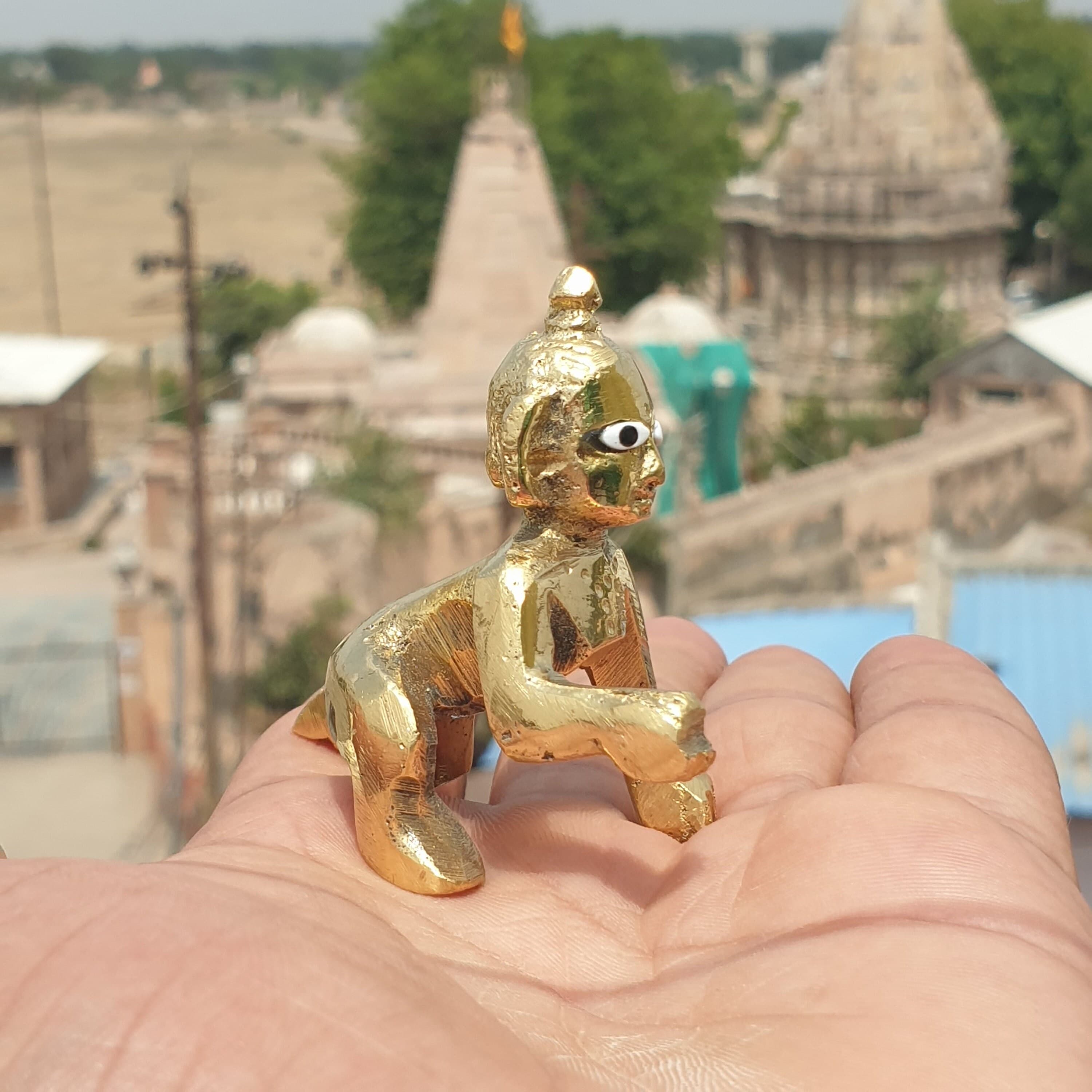 indian gift,indian god idol,metal krishna,baby krishna idol,baby krishna statue,lord krishna statue,krishna statue, bal gopal,thakurji,brass laddu gopal,little krishna,indian gift,hindu god idol,ladoo gopal, laddu gopal dress idol , laddu gopal dress