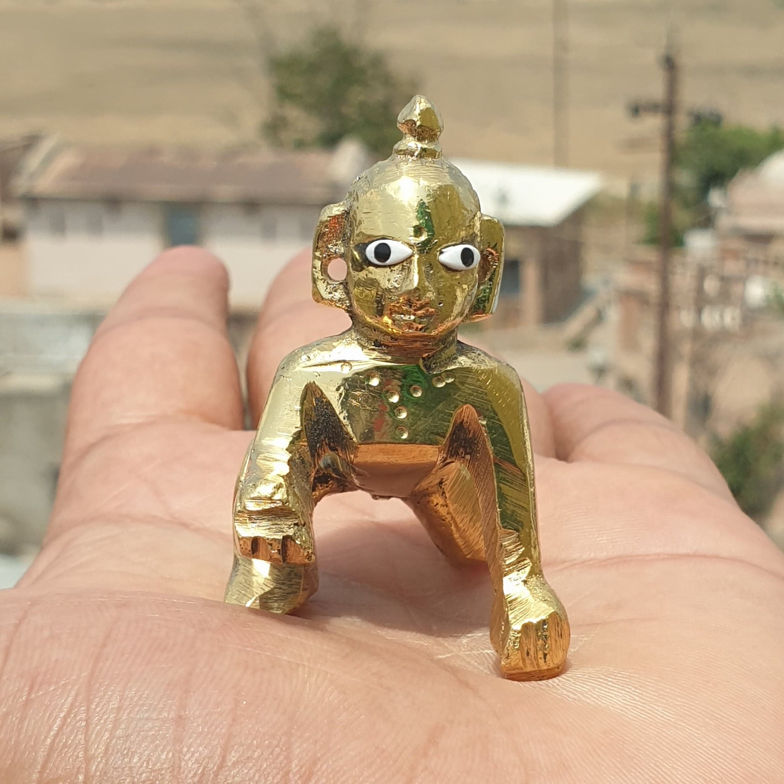 indian gift,indian god idol,metal krishna,baby krishna idol,baby krishna statue,lord krishna statue,krishna statue, bal gopal,thakurji,brass laddu gopal,little krishna,indian gift,hindu god idol,ladoo gopal, laddu gopal dress idol , laddu gopal dress