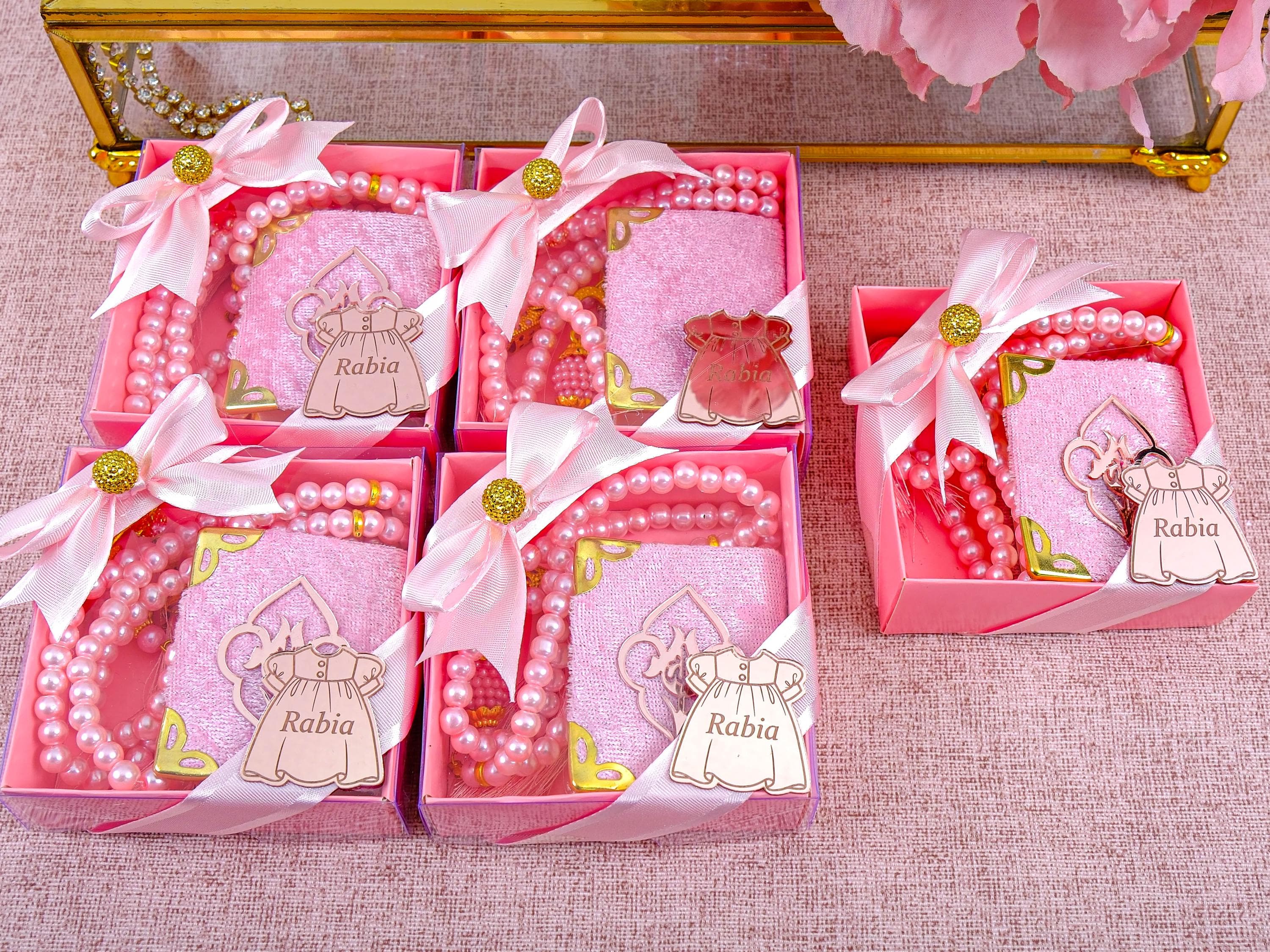 Personalized Mini Quran Tasbeeh Favors: Muslim Baby Shower Gifts - image 5