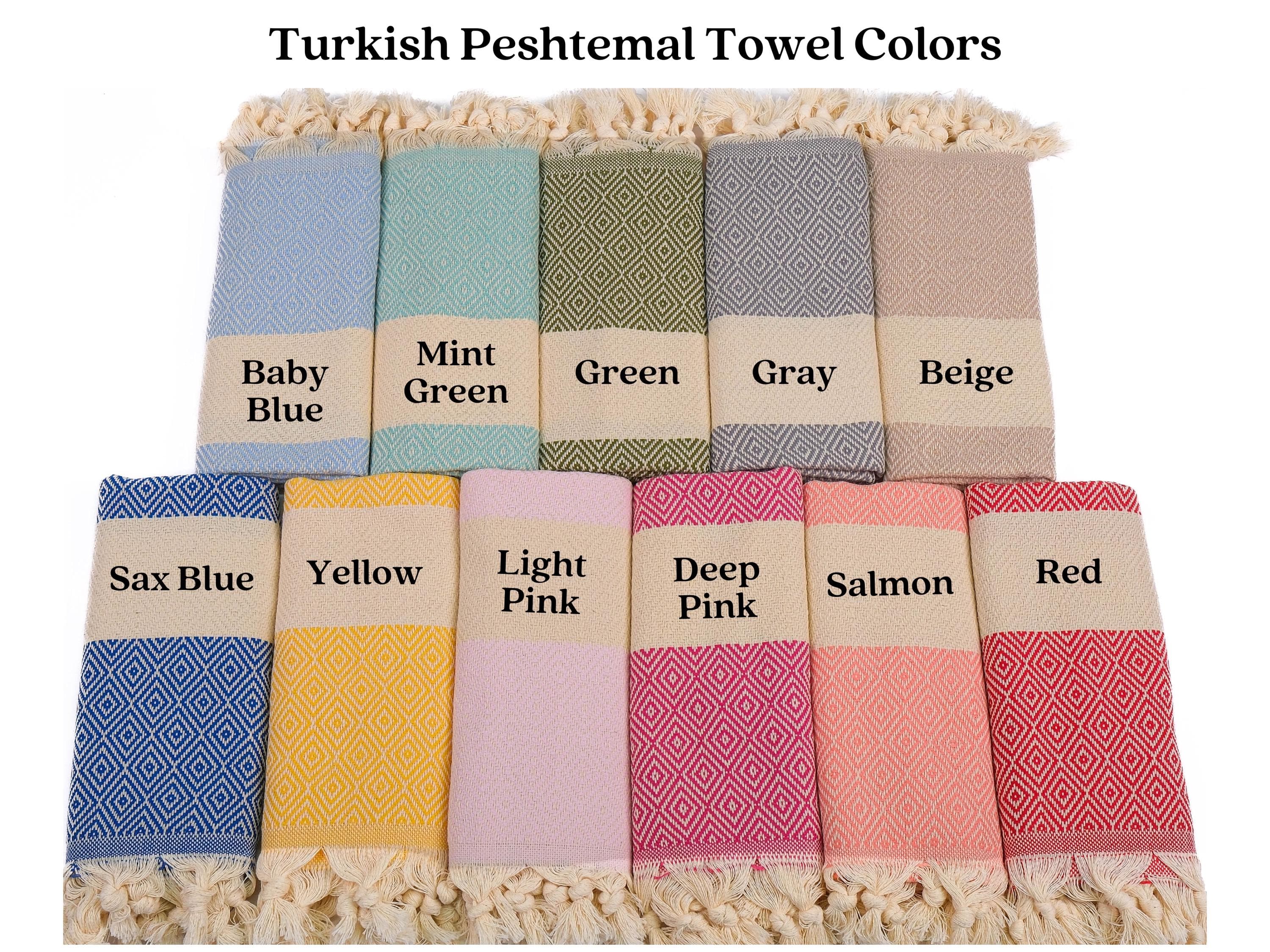 Personalized Turkish Cotton Peshtemal Towel: Ramadan, Eid, Wedding Favors - image 5